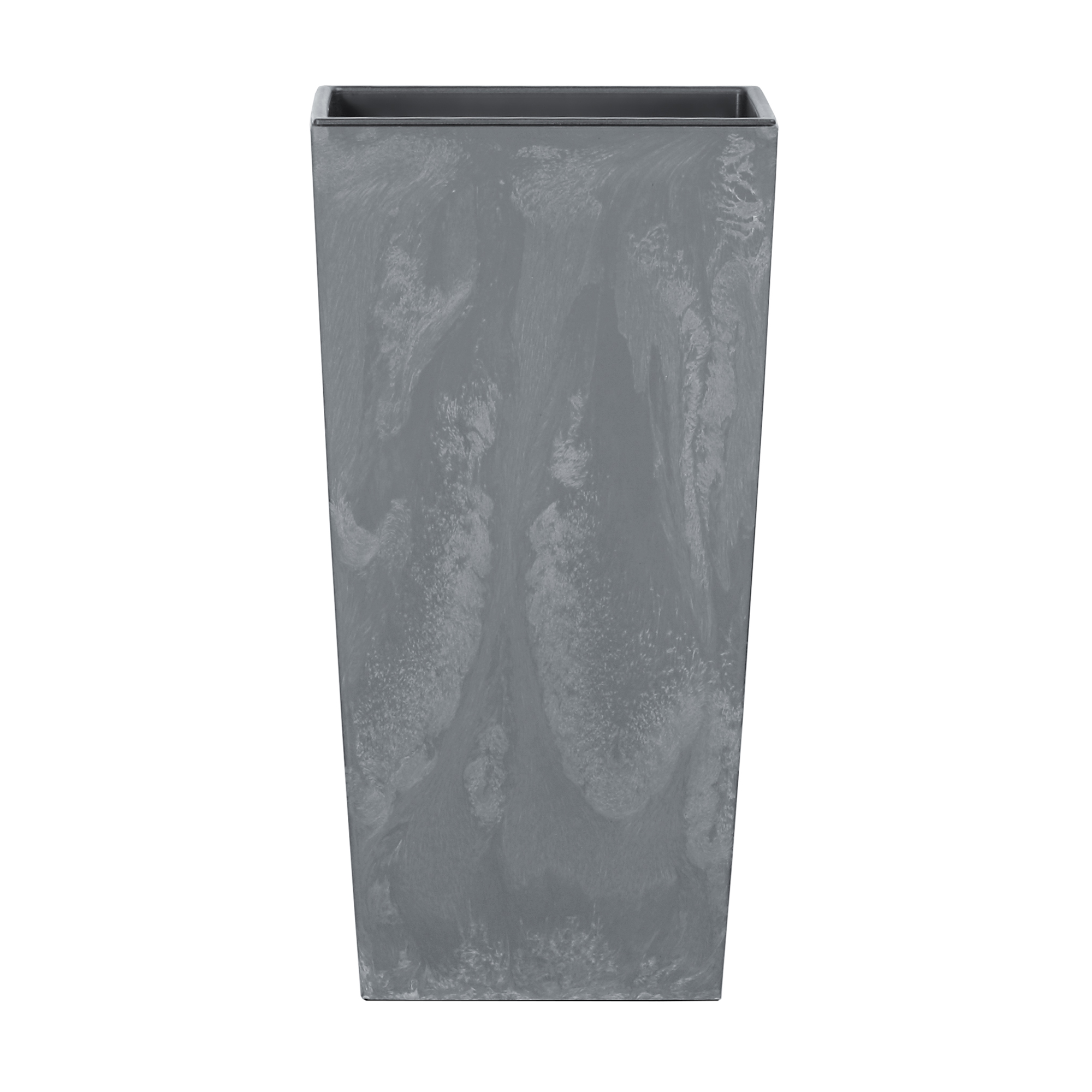 Pflanzkübel inkl. Einsatz Urbi Square Betonoptik 26,5 x 26,5 x 50 cm marengo PROSPERPLAST