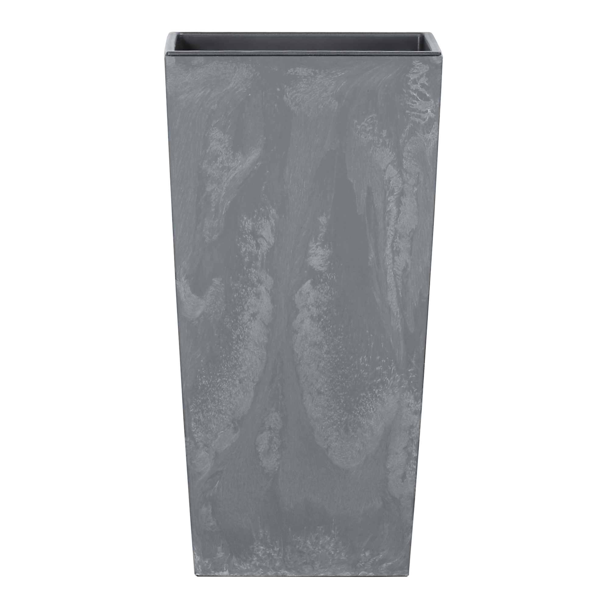 Pflanzkübel inkl. Einsatz  Urbi Square Beton Effect 32,5 x 32,5 x 61 cm dunkelgrau PROSPERPLAST