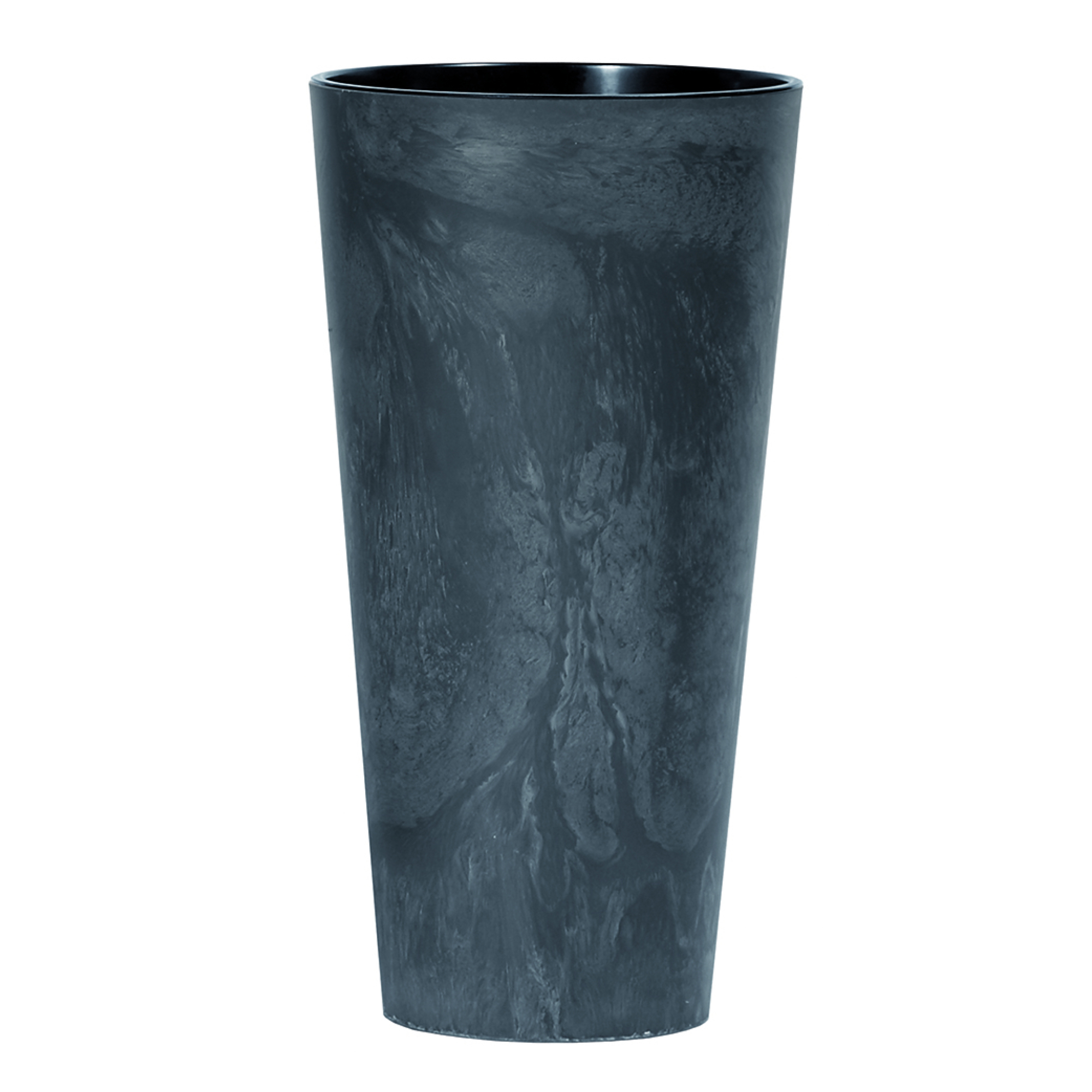 Blumentopf hoch Tubus Slim Betonoptik 76 cm anthrazit PROSPERPLAST