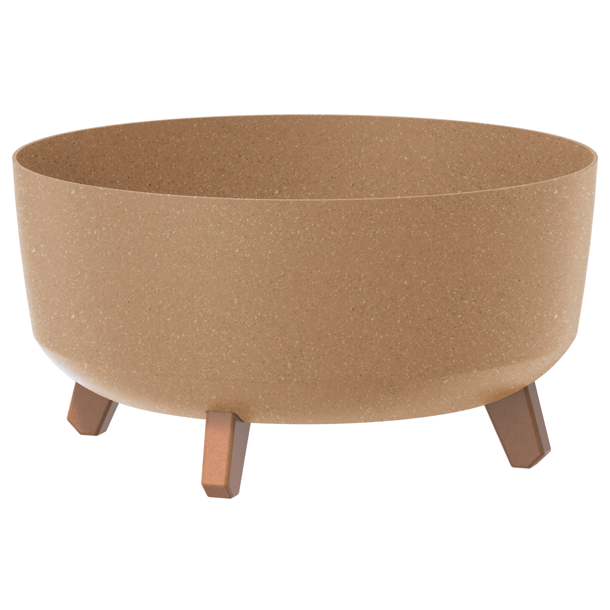 Pflanzkübel rund Gracia Low Eco 40 cm Naturo PROSPERPLAST