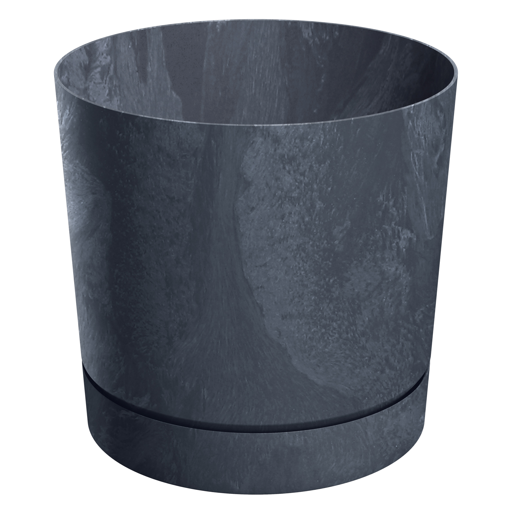 Pflanzkübel Tubo P Betonoptik 39 cm anthrazit PROSPERPLAST