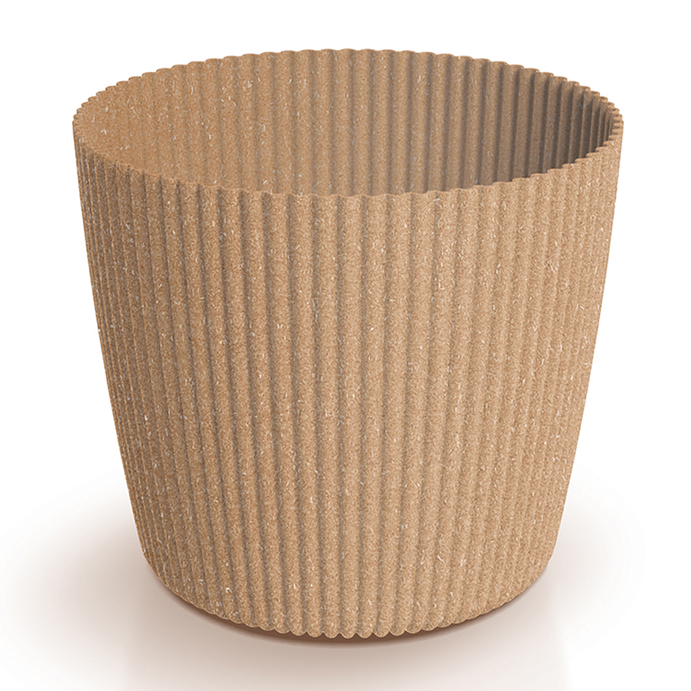 Bezvložkový zahradní plastový květináč Milly Eco Wood 39 cm PROSPERPLAST
