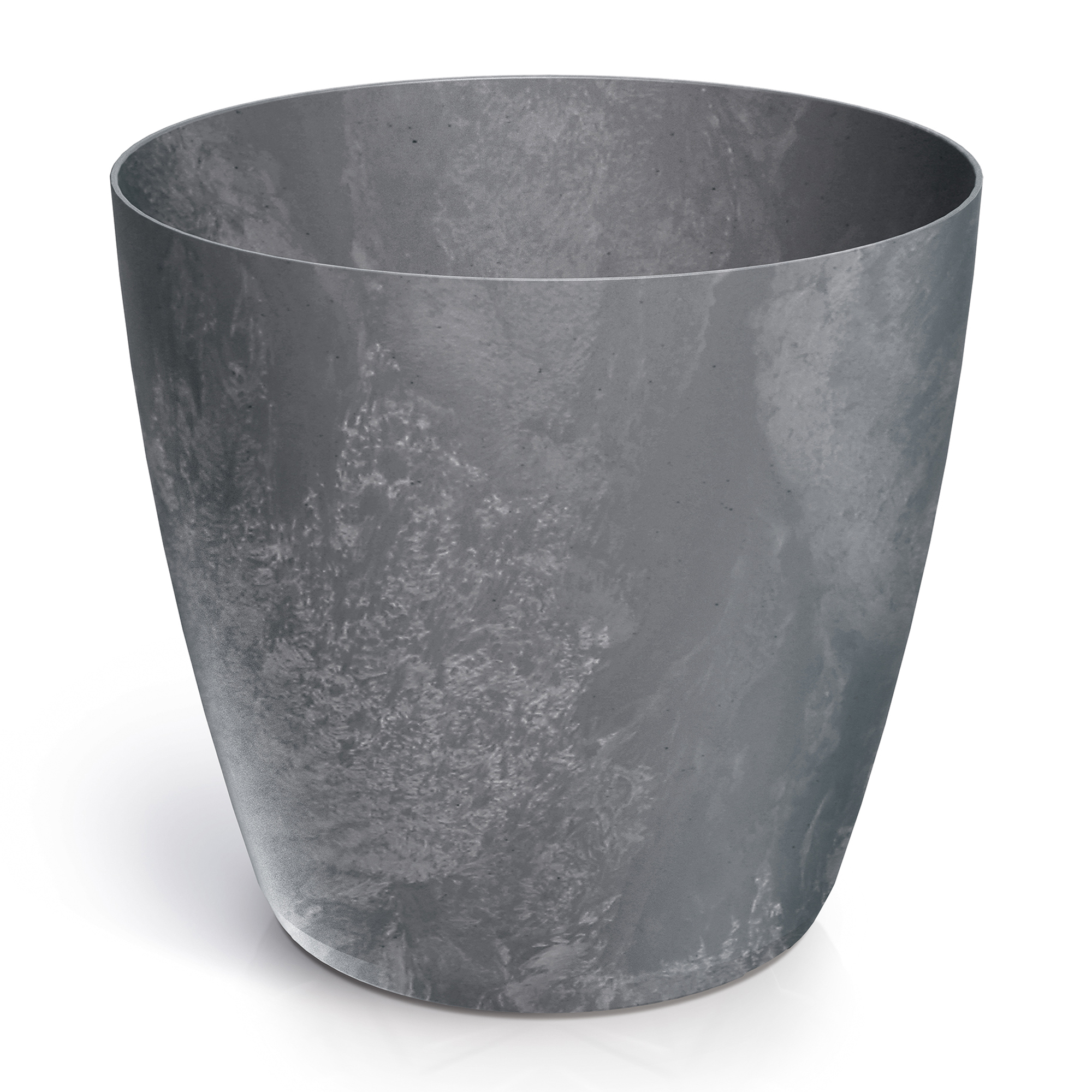 Plastový bezvložkový květináč Mate Beton Effect Marengo 38,5 x 38,5 x 35,4 cm PROSPERPLAST