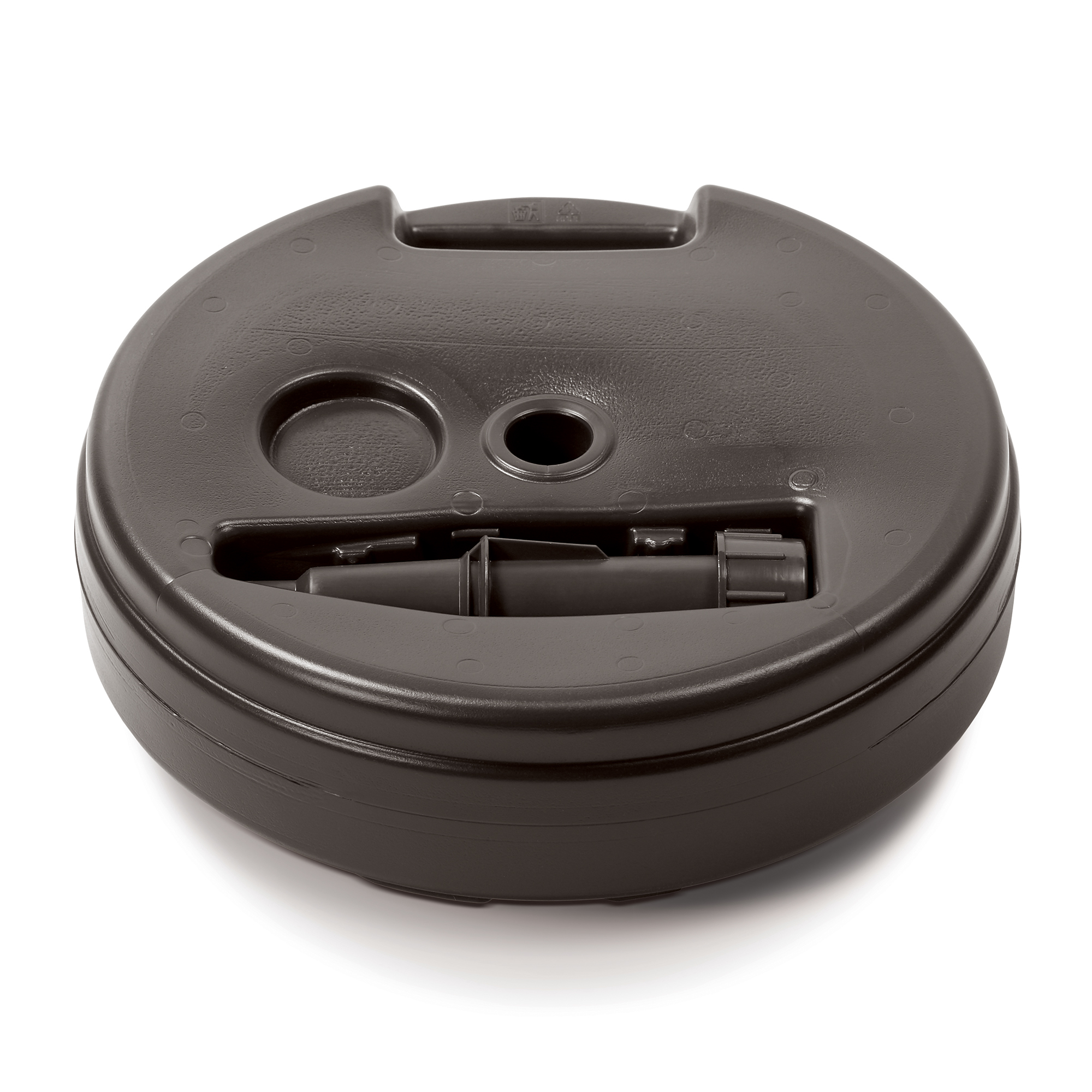 Schirmständer rund 39 cm Rattanmuster braun PROSPERPLAST