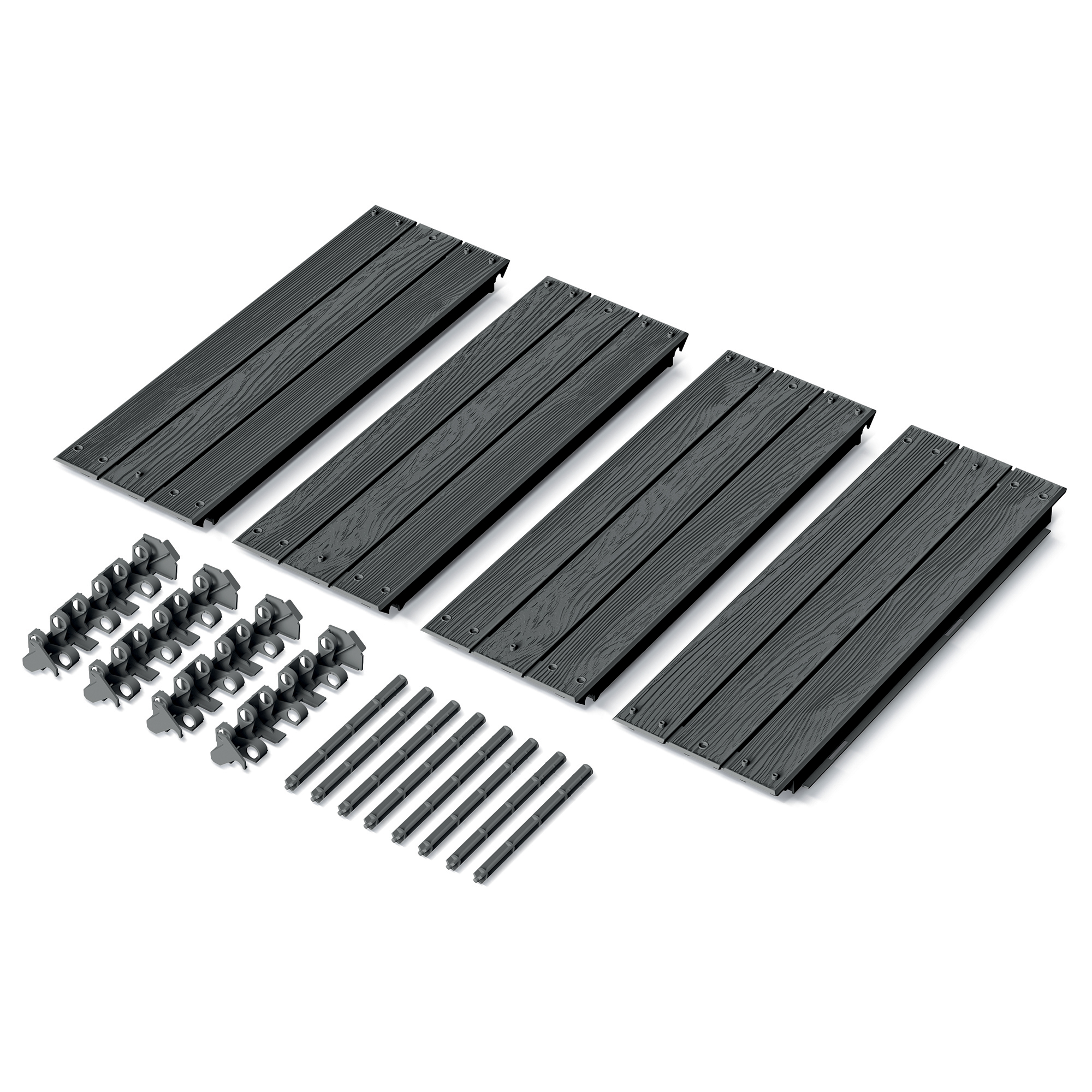 Zahradní palisáda Base Woody Brick 75,6 x 75,6 cm PROSPERPLAST