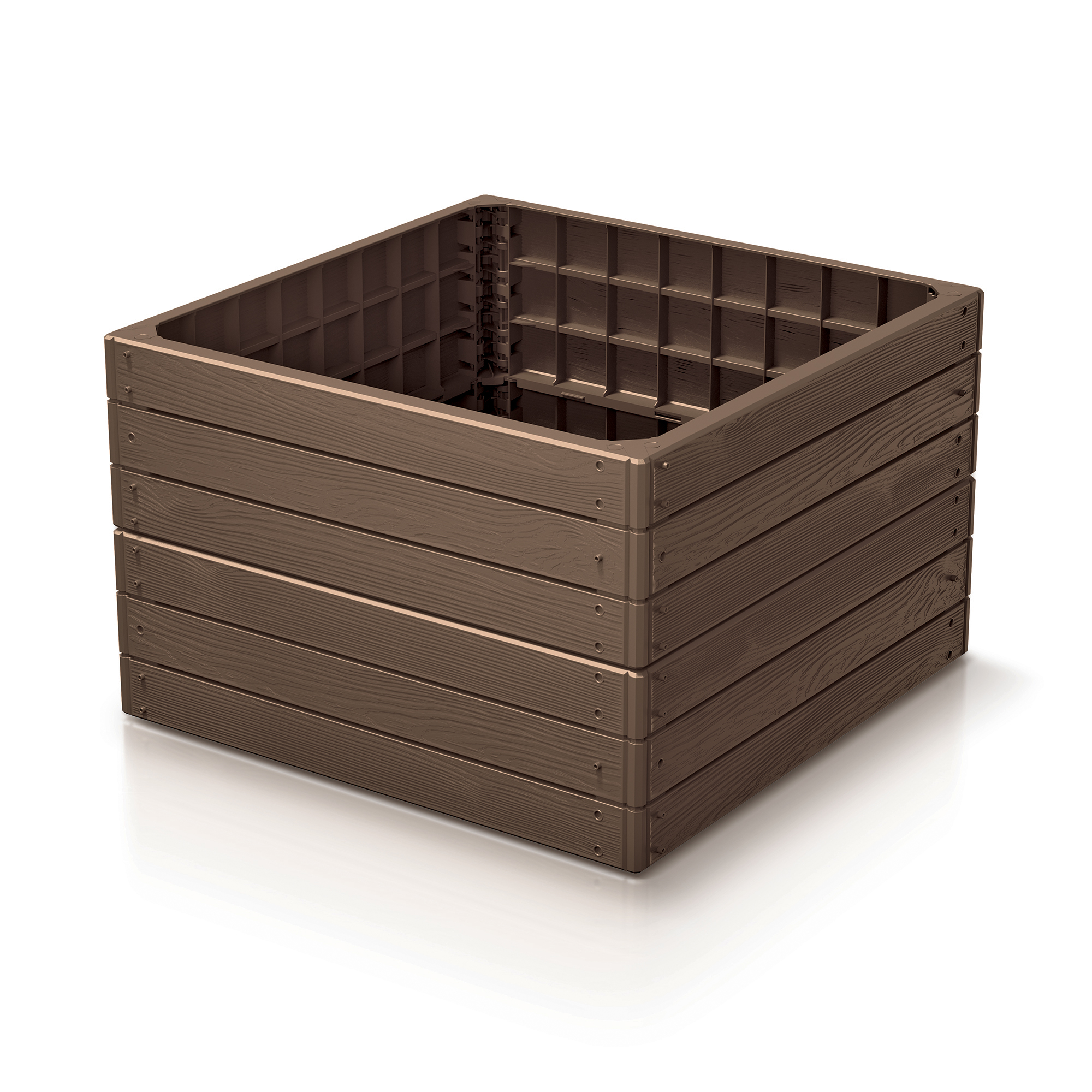 Zahradní palisáda Base Woody Brick 75,6 x 75,6 cm PROSPERPLAST