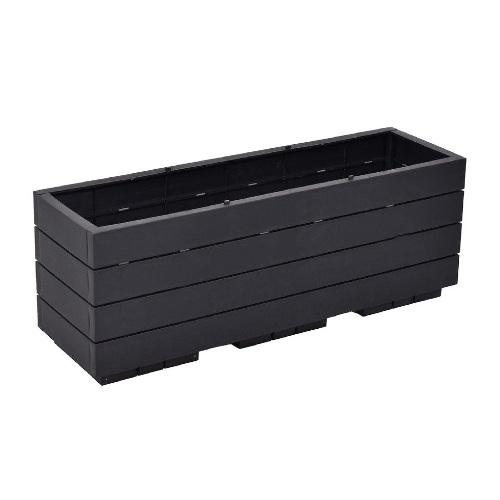 Šedý plastový kryt na truhlík 60 x 18 x 22 cm OŁER