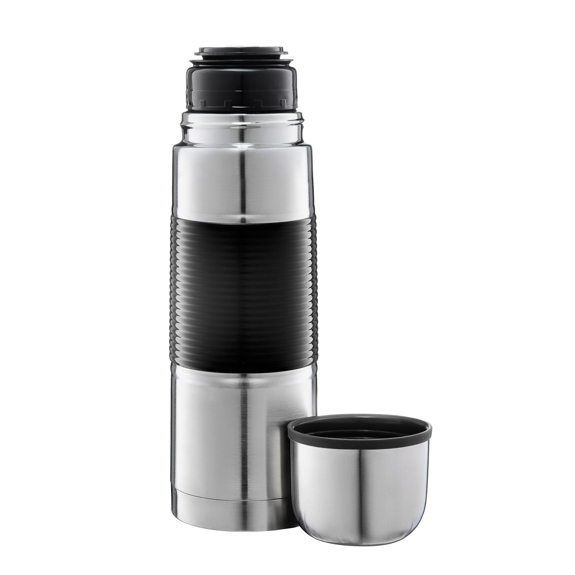 Thermos inossidabile Gummy Black 35 cl AMBITION