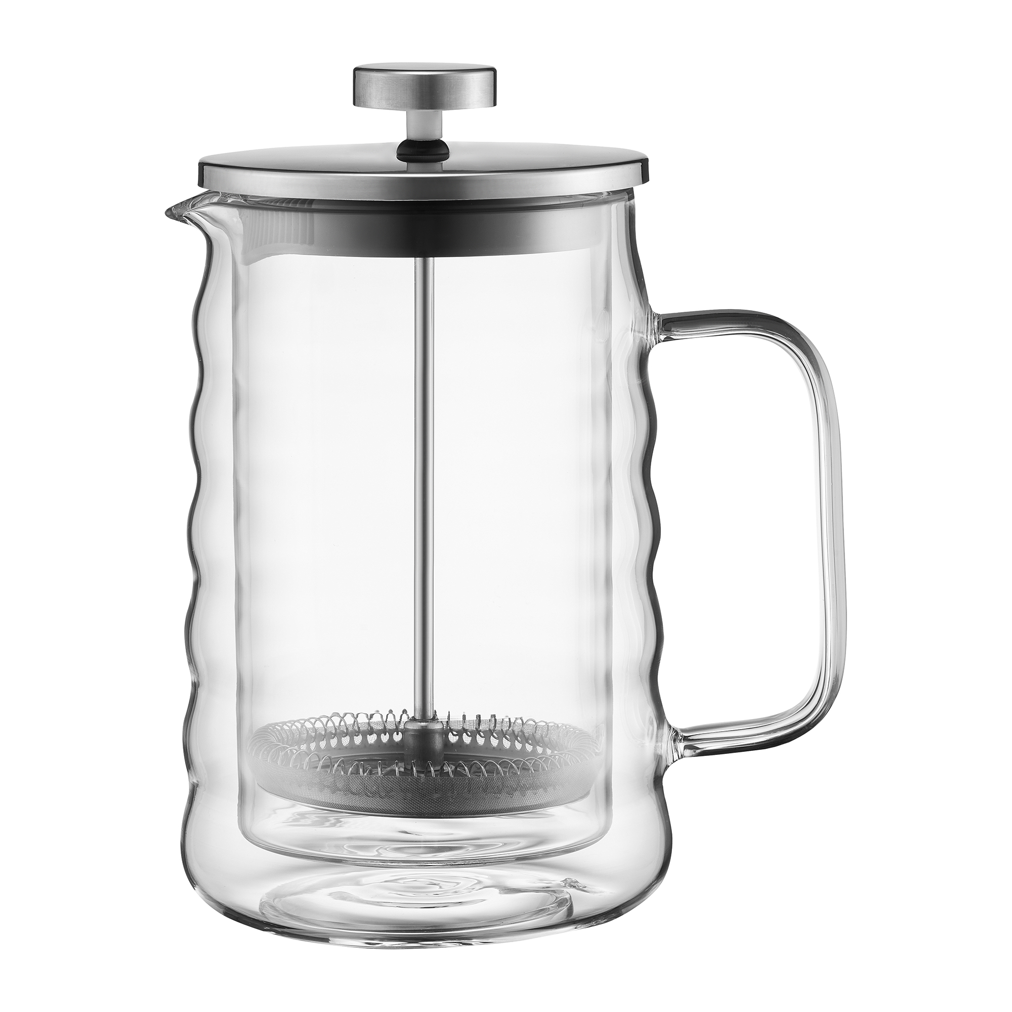 French Press na kávu a čaj Ripple 600 ml AMBITION