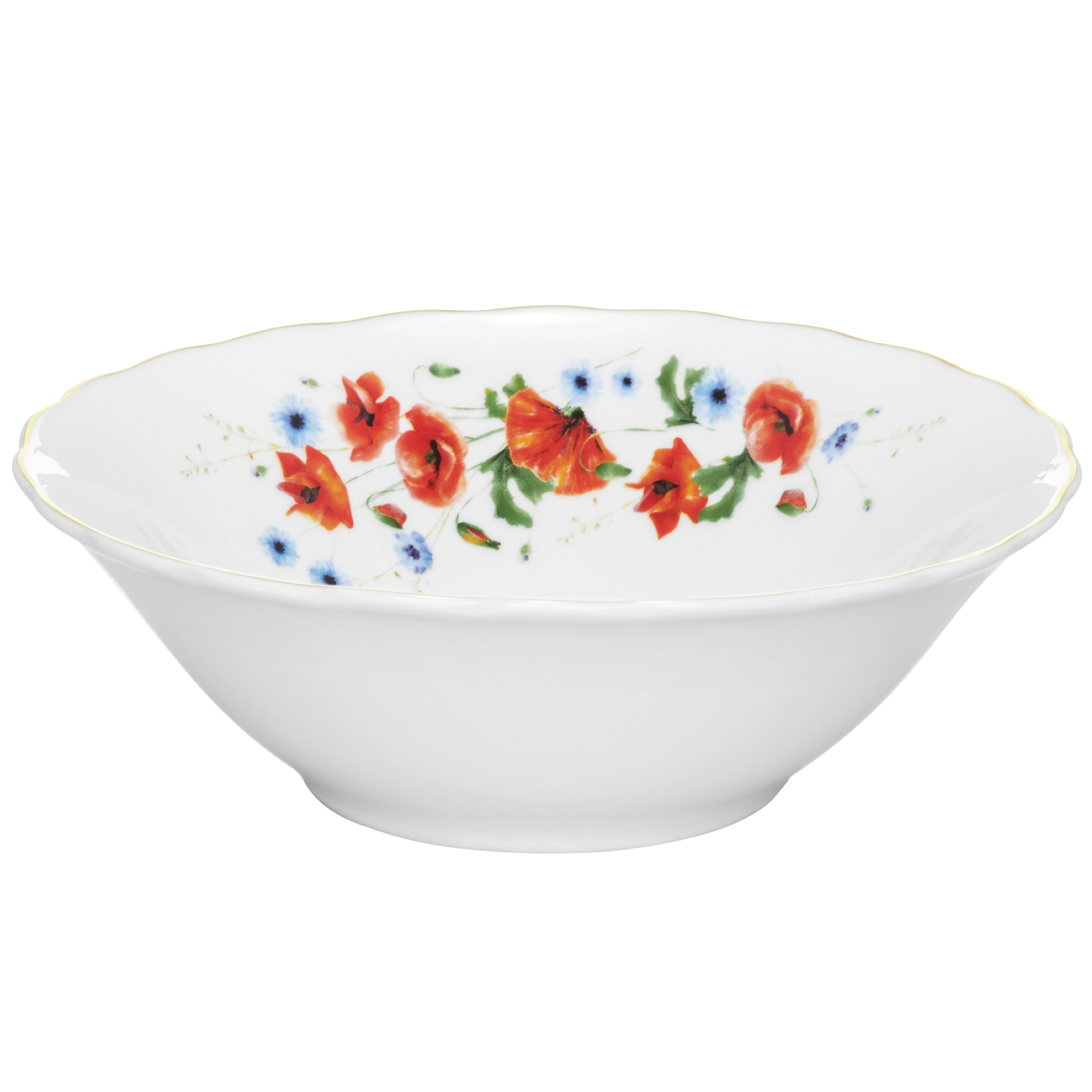 Porcelánová salátová mísa Poppies 23 cm DOMOTTI