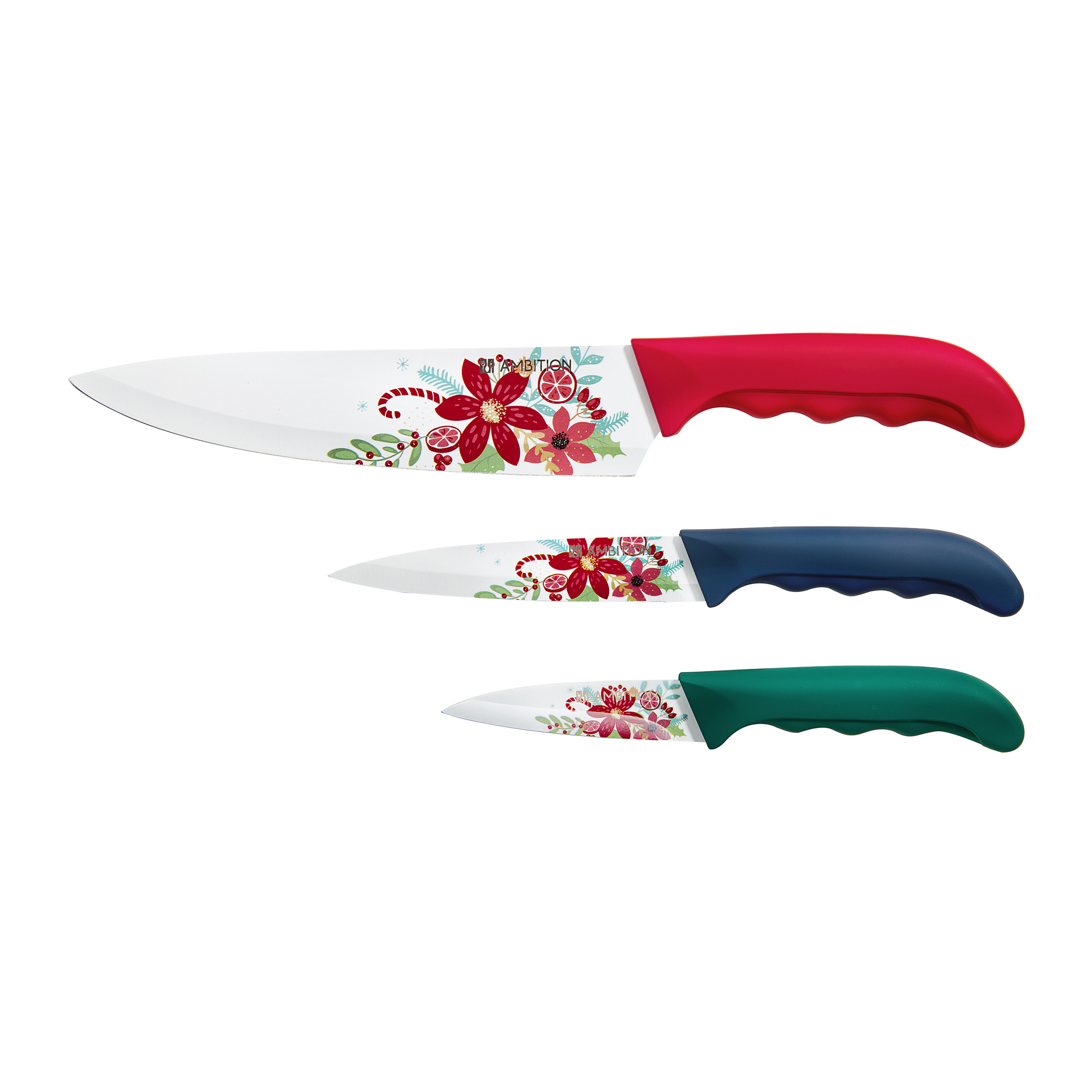Set di 3 coltelli da cucina Holly AMBITION