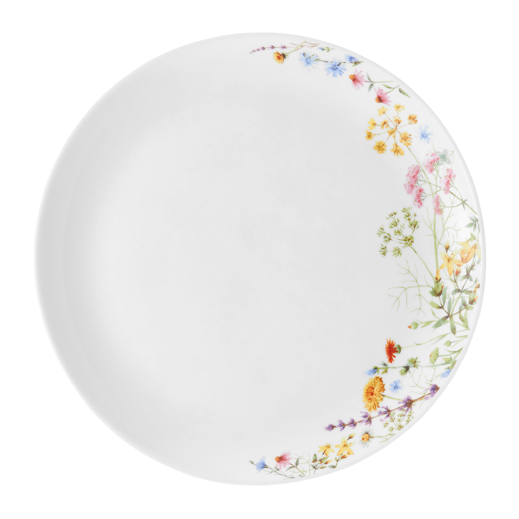 Plytký sklenený tanier Bloom 24 cm AMBITION