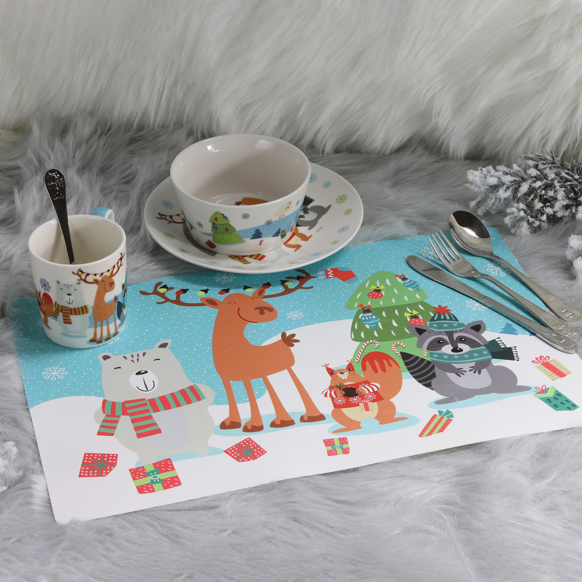 Talerz deserowy Forest Team 19 cm AMBITION JUNIOR