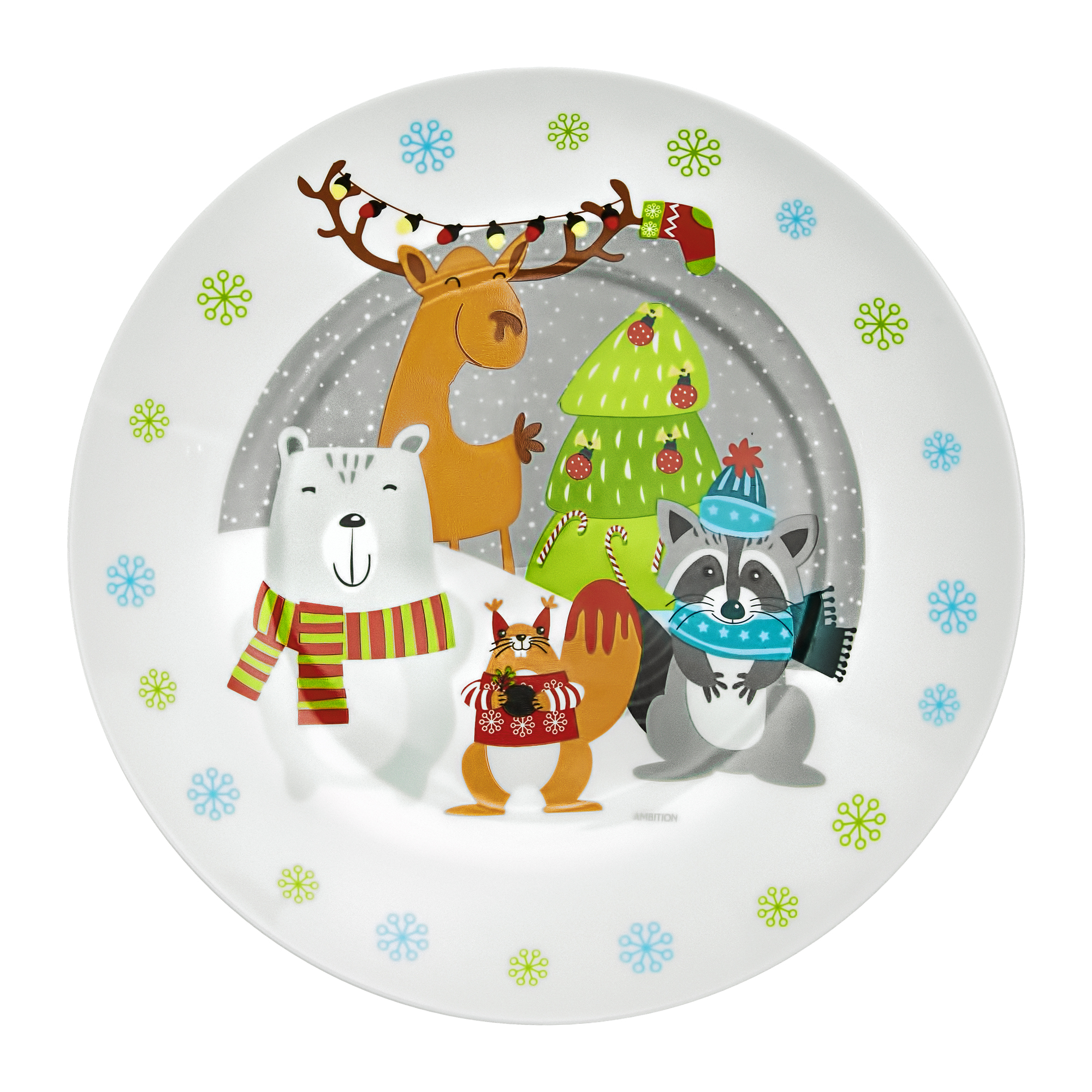 Talerz deserowy Forest Team 19 cm AMBITION JUNIOR