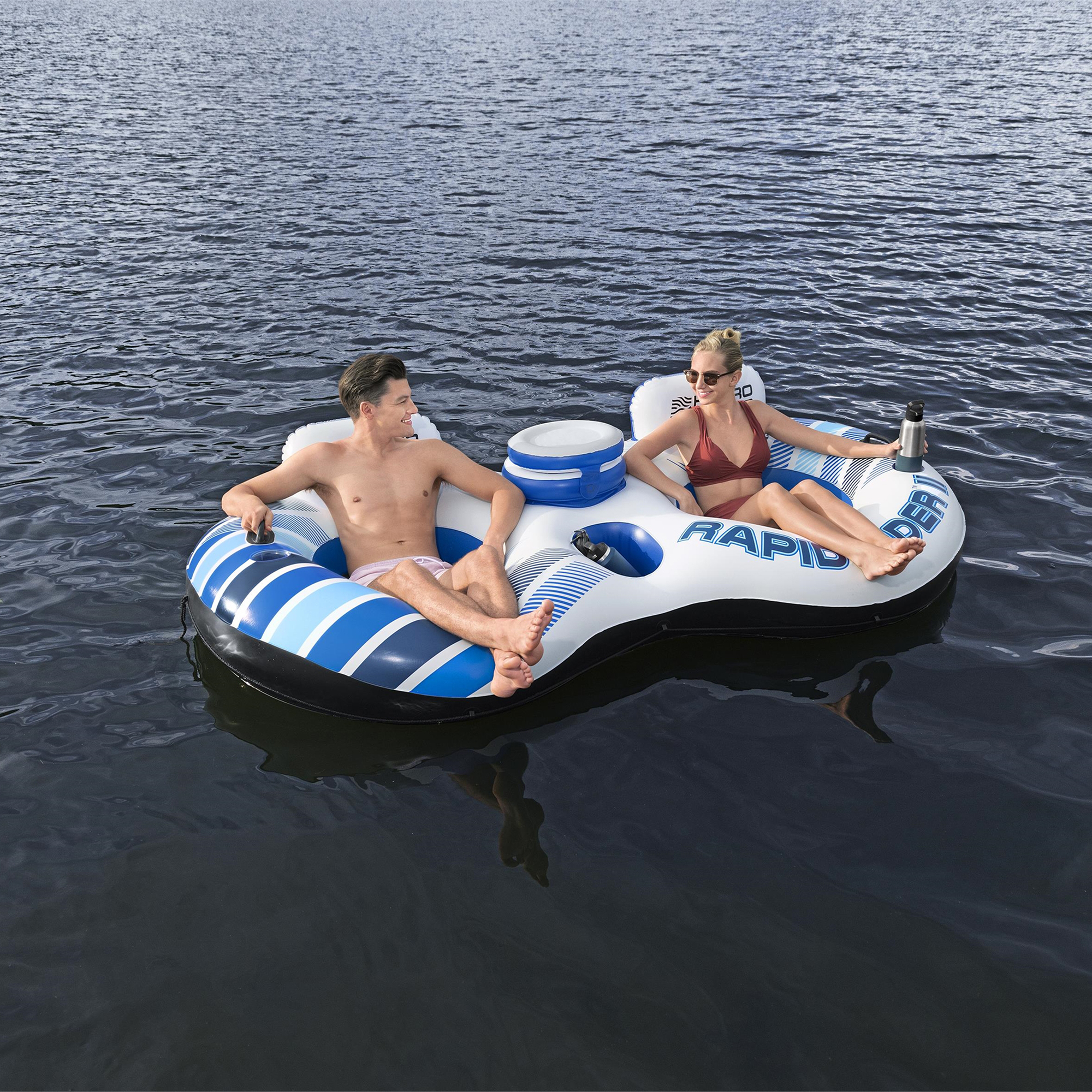 Nafukovací kruh / kreslo pre 2 osoby Rider II 251 x 132 cm BESTWAY