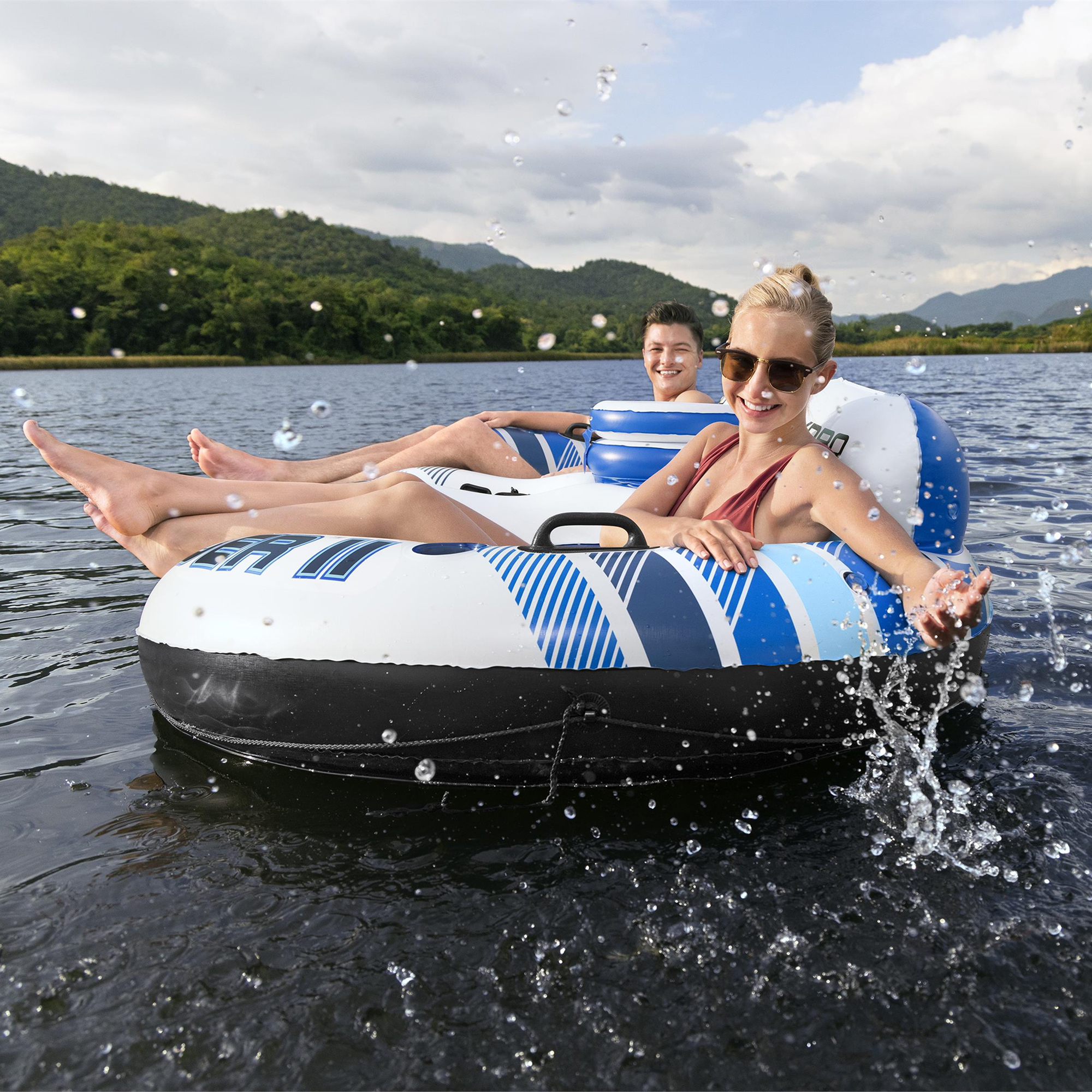 Nafukovací kruh / kreslo pre 2 osoby Rider II 251 x 132 cm BESTWAY