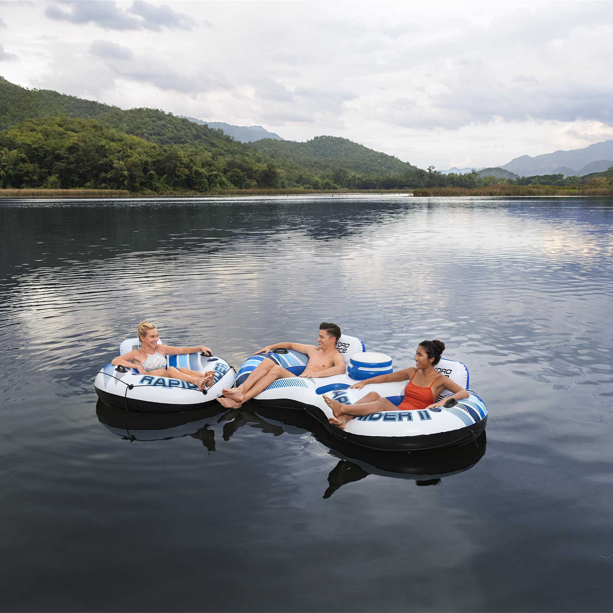 Nafukovací kruh / kreslo pre 2 osoby Rider II 251 x 132 cm BESTWAY