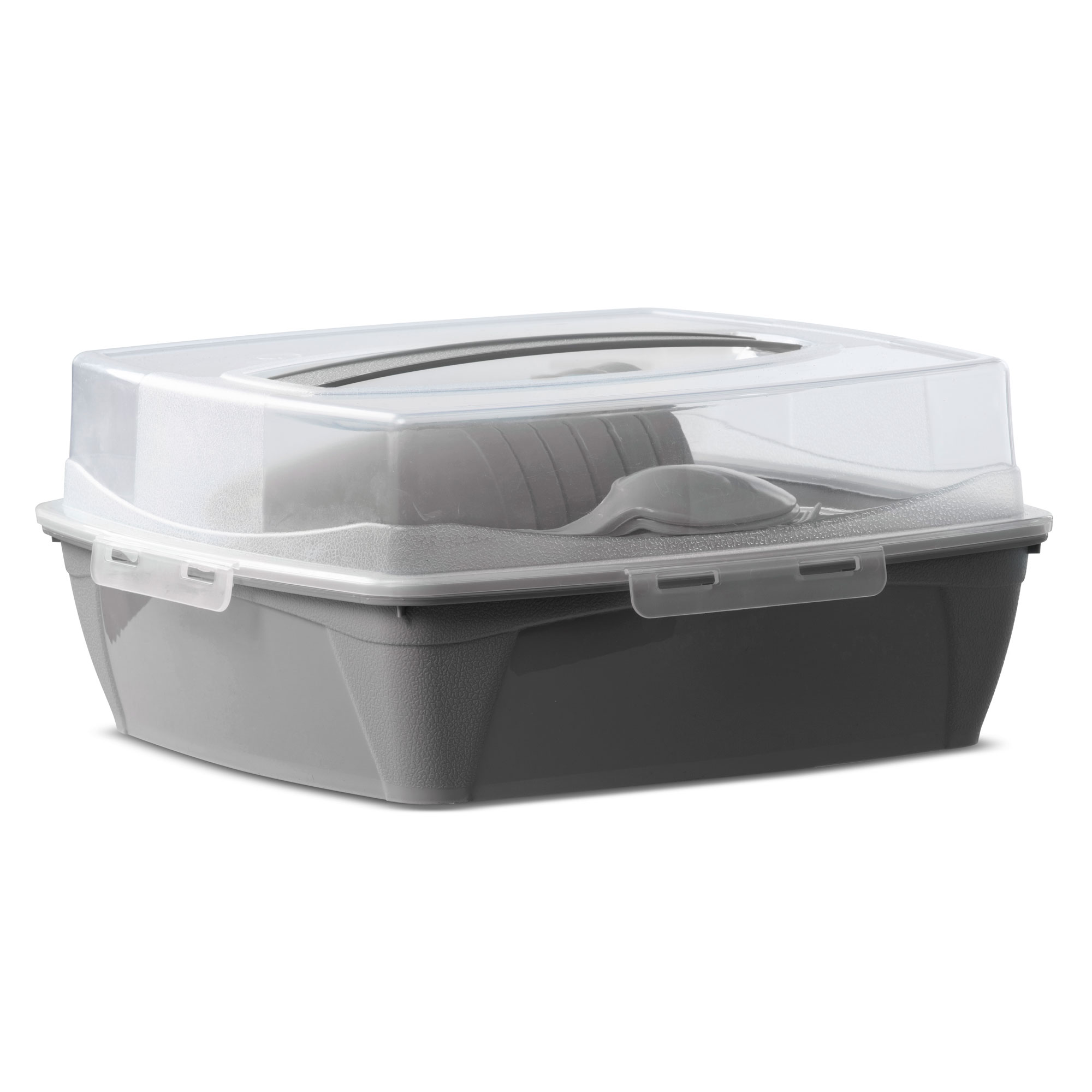 Picknick Geschirr Set Picnic Grau DOMOTTI