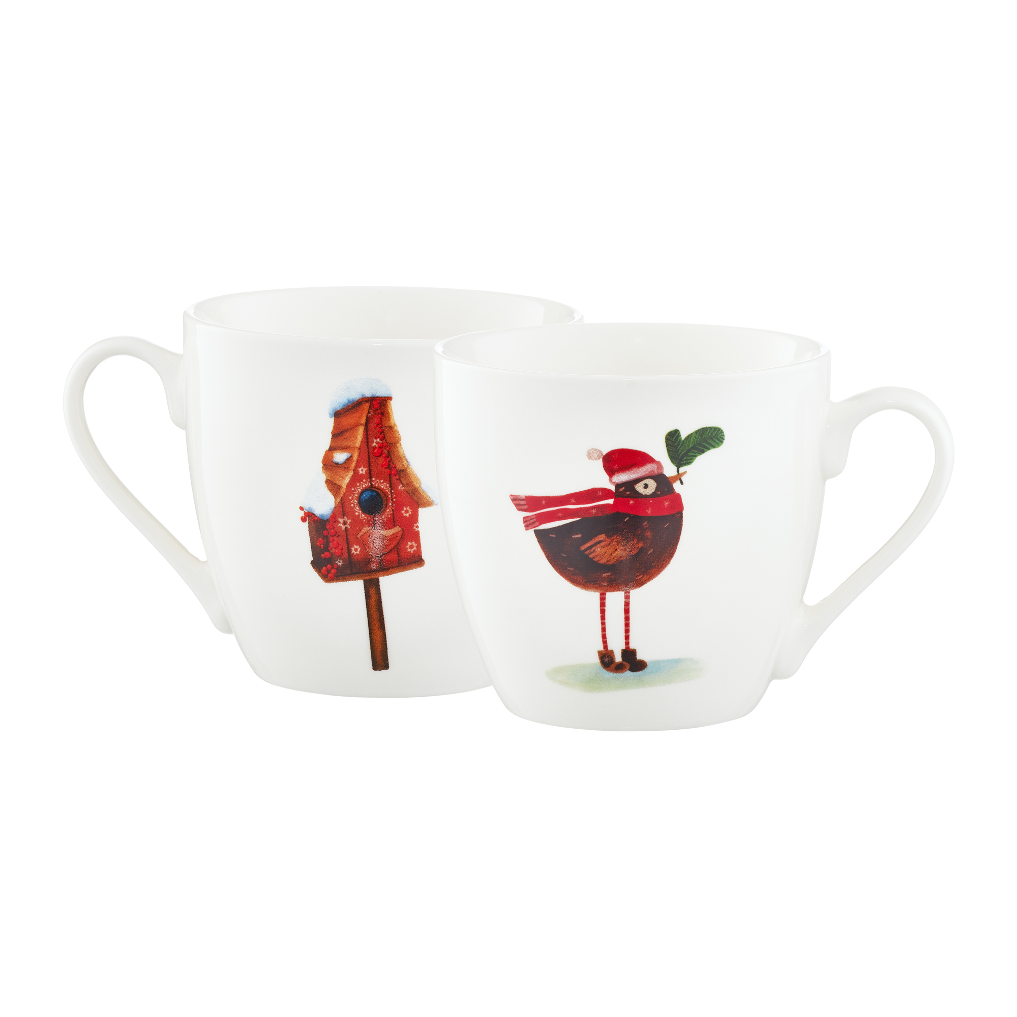 Porcelánový hrnek Forest Ptáček 510 ml AMBITION