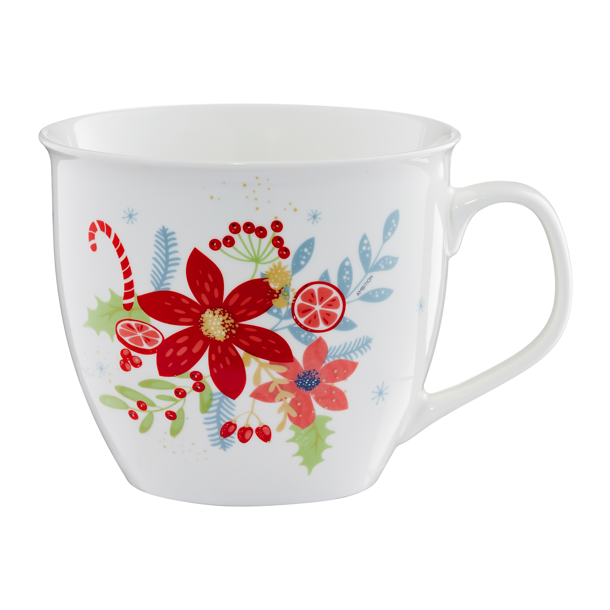 Bílý porcelánový hrnek Holly 550 ml AMBITION
