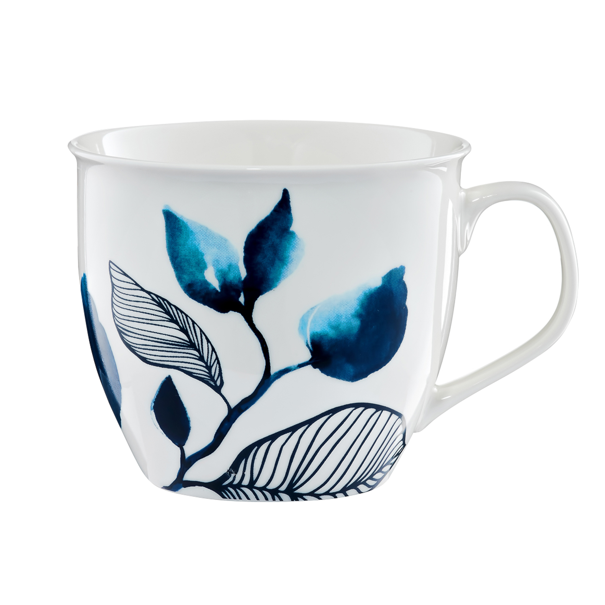 Mug porcelain 550 ml Blue Flower AMBITION