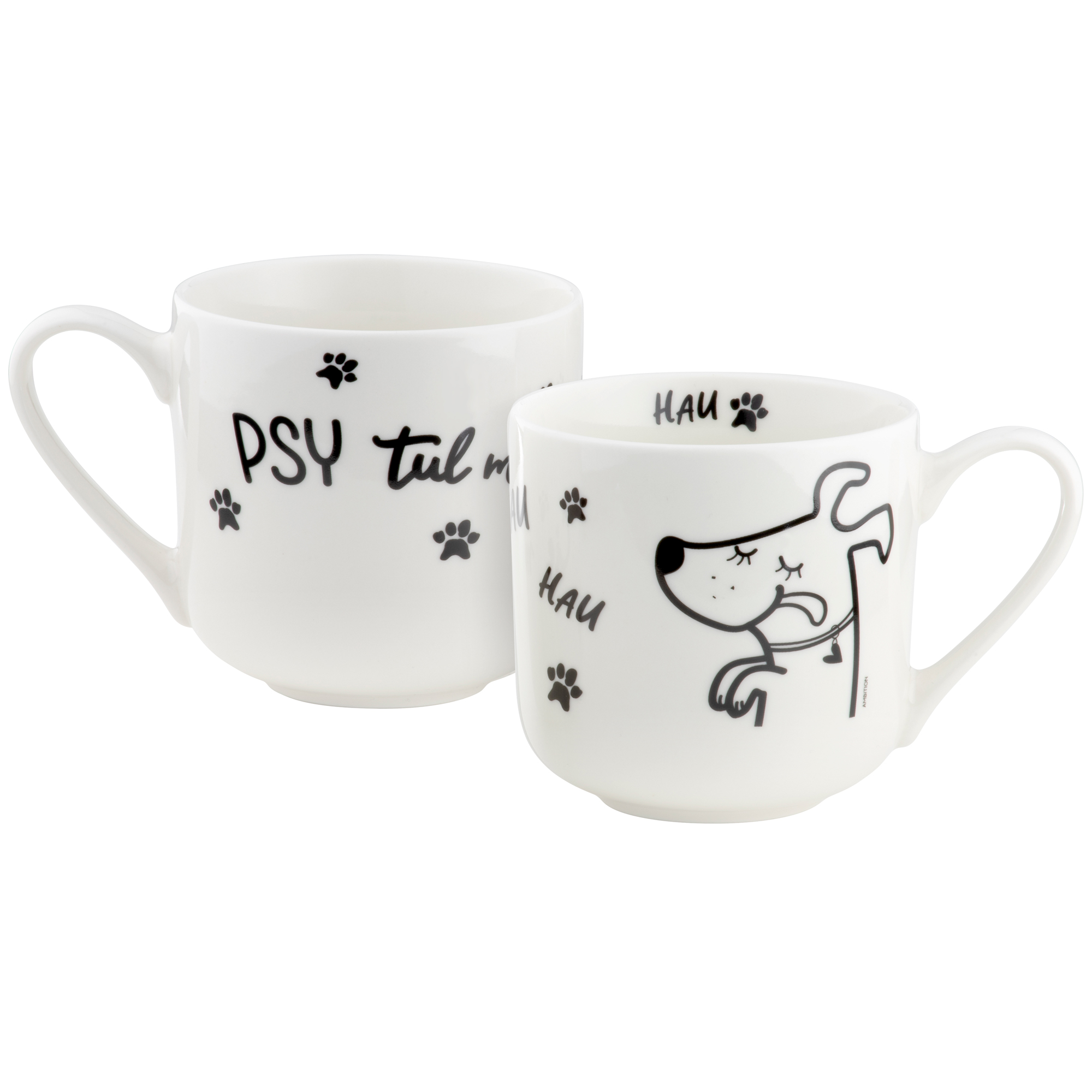 Porcelánový hrnek Love Pejsek Psytul Mnie 455 ml AMBITION