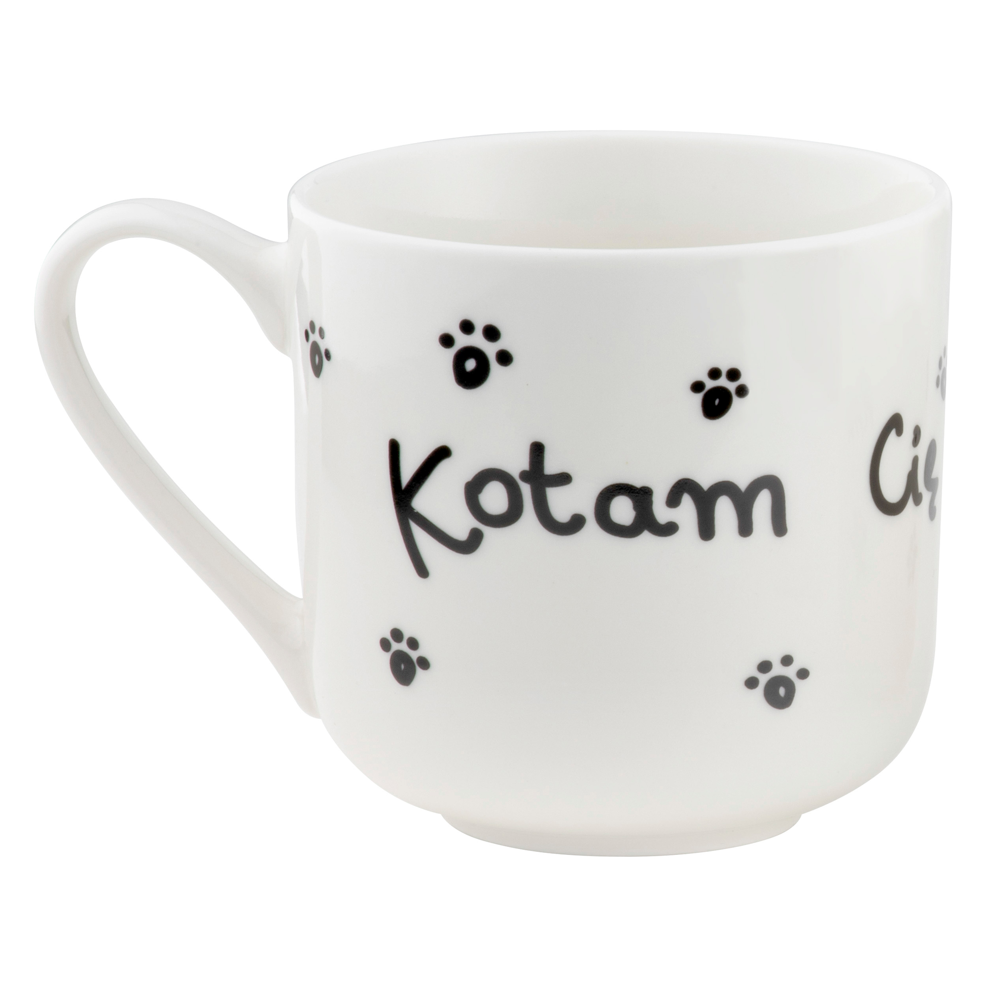 Porcelánový hrnek Love Kočka Kotam Cię 455 ml AMBITION