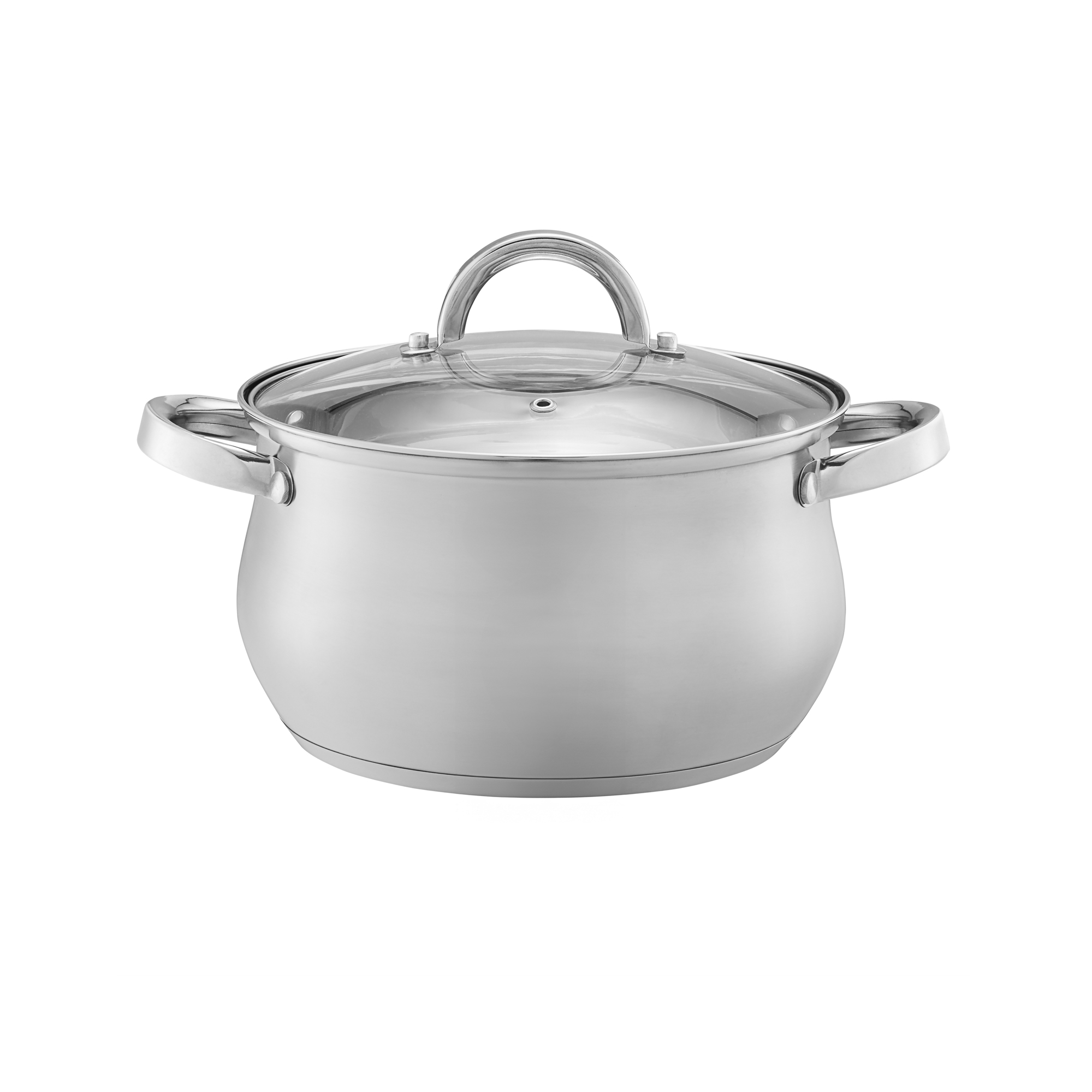 Gryta med glaslock Domingo 20 cm 4 l DOMOTTI  