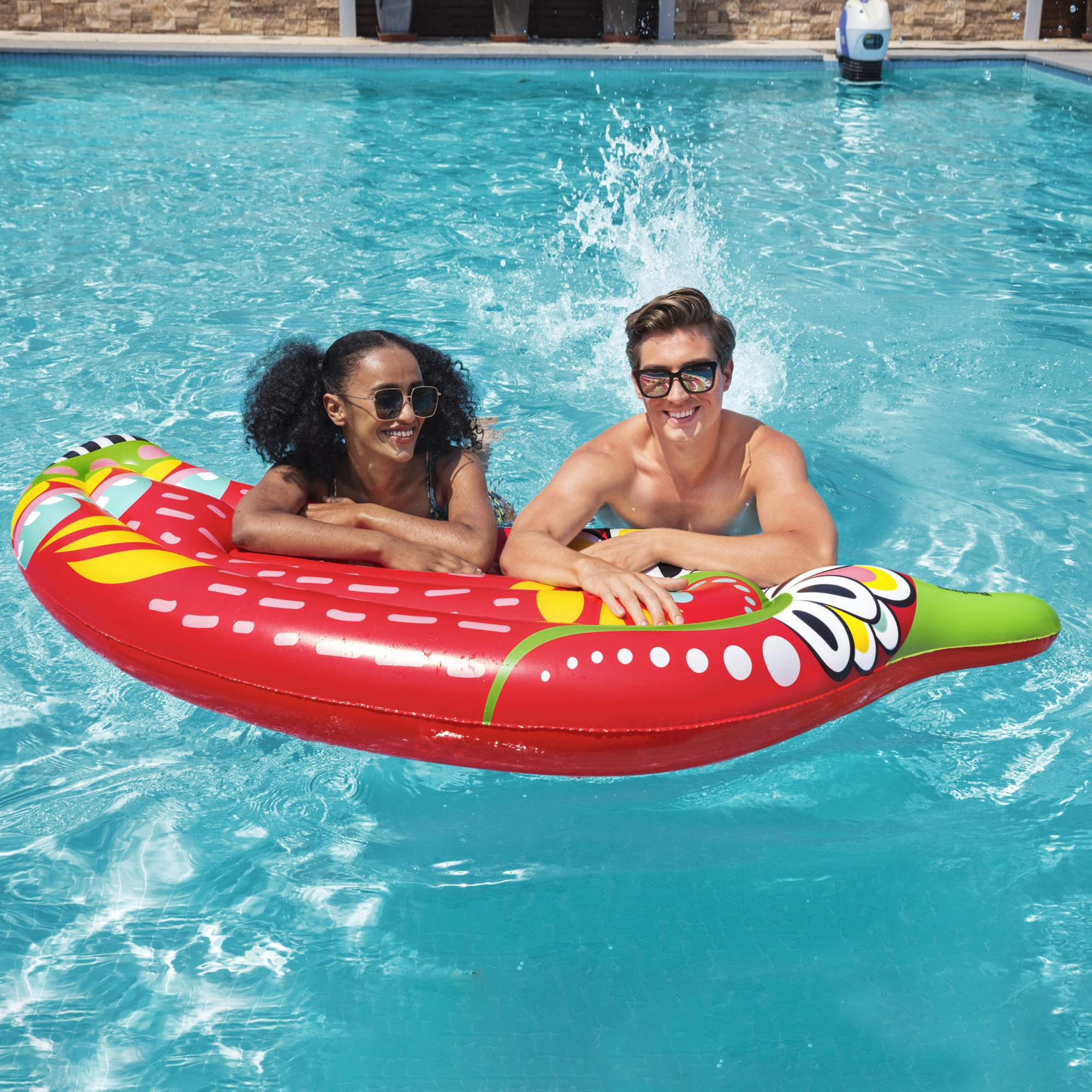Matrac na plávanie Flirty Fiesta Pepper 195 x 99 cm BESTWAY
