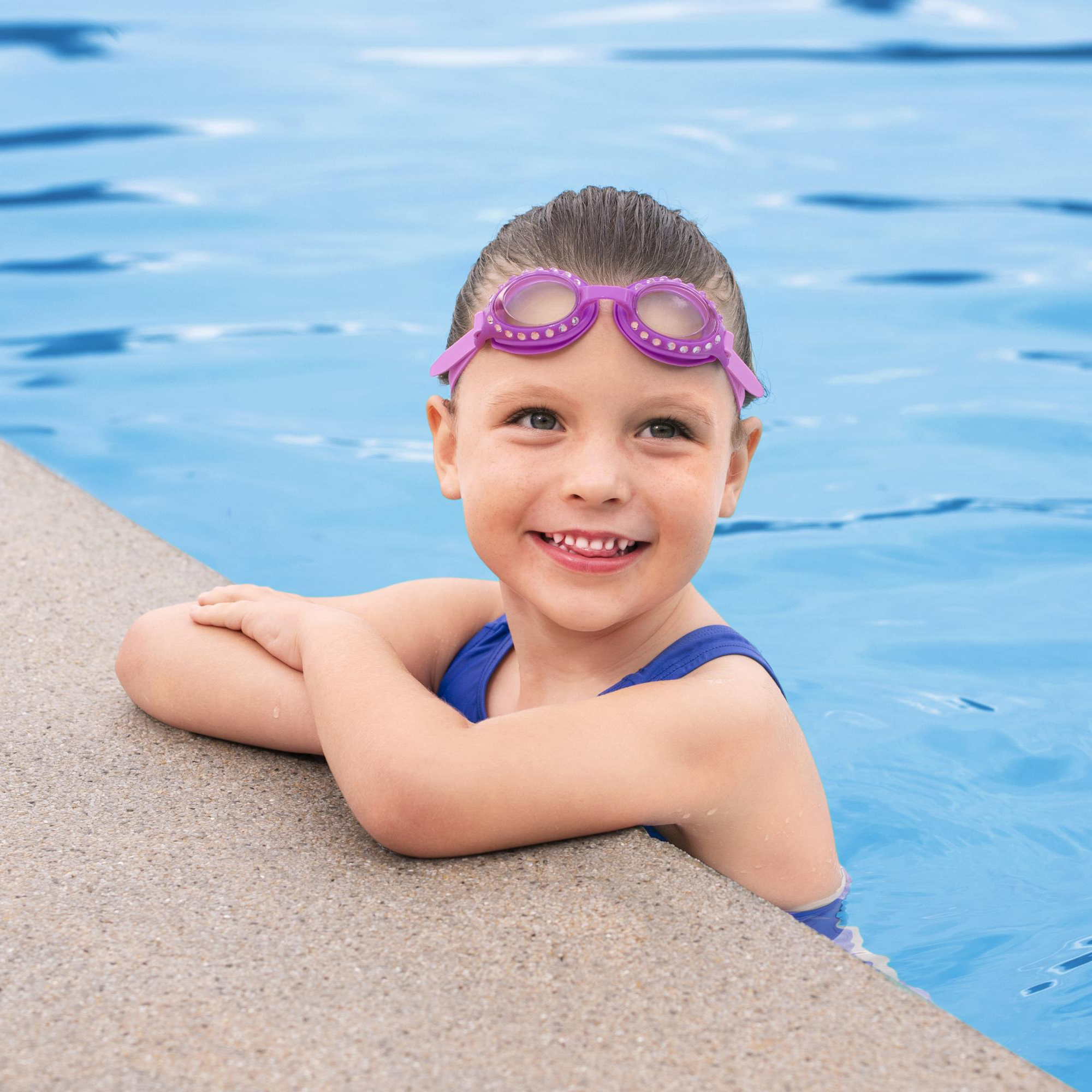 Ochranné plavecké detské okuliare Hydro Swim Sparkle'n'Shine MIX FAREB BESTWAY