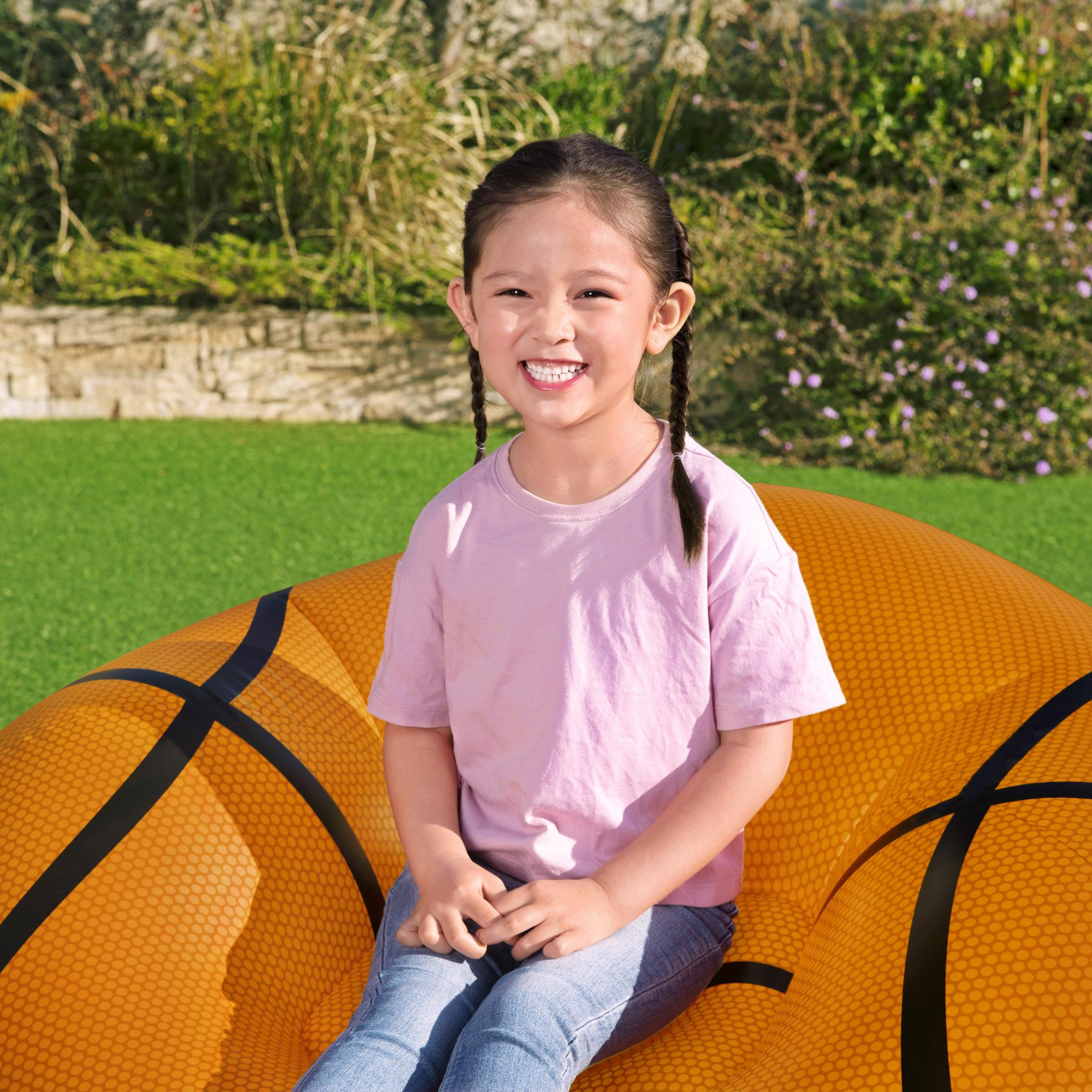 Pufă gonflabilă Basketball 114 x 112 x 66 cm BESTWAY