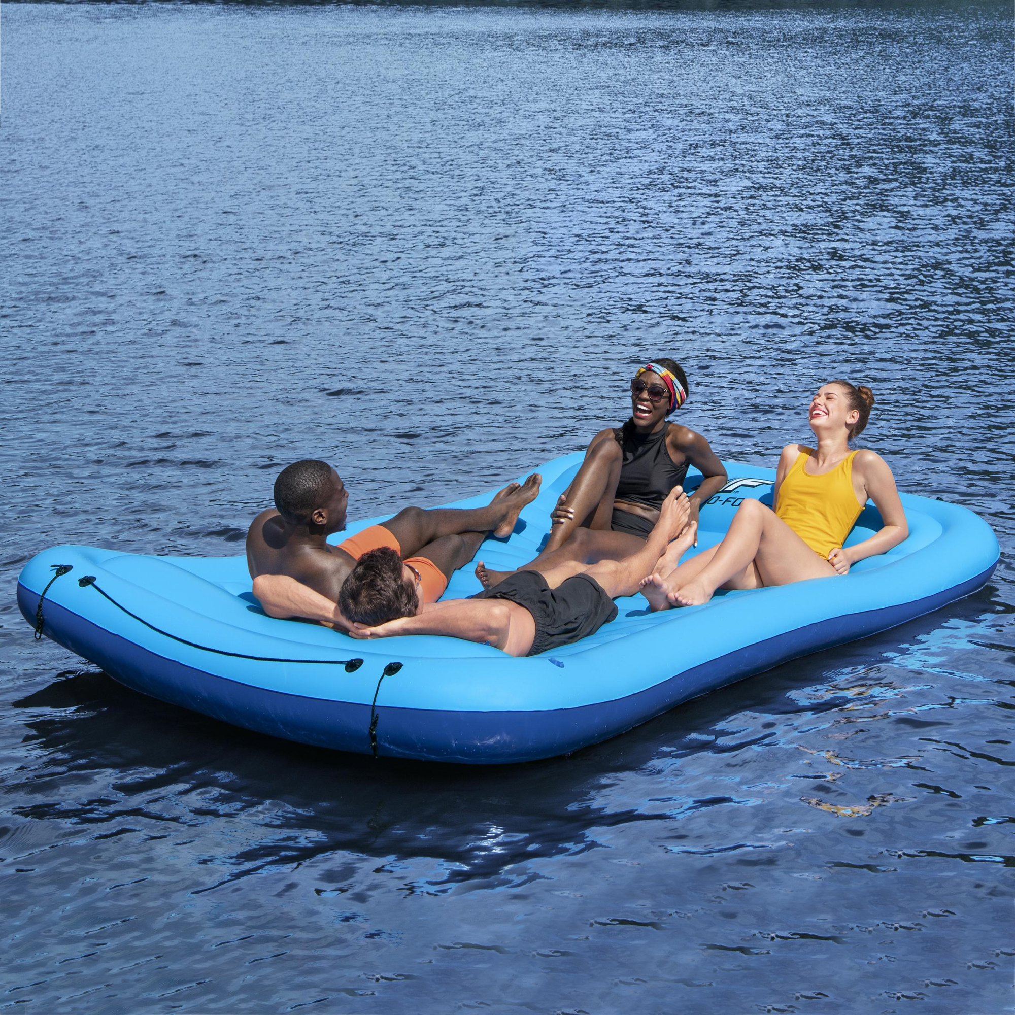 Luftmatratze mit Kopfstütze Sun Soaker 290 x 191 cm BESTWAY