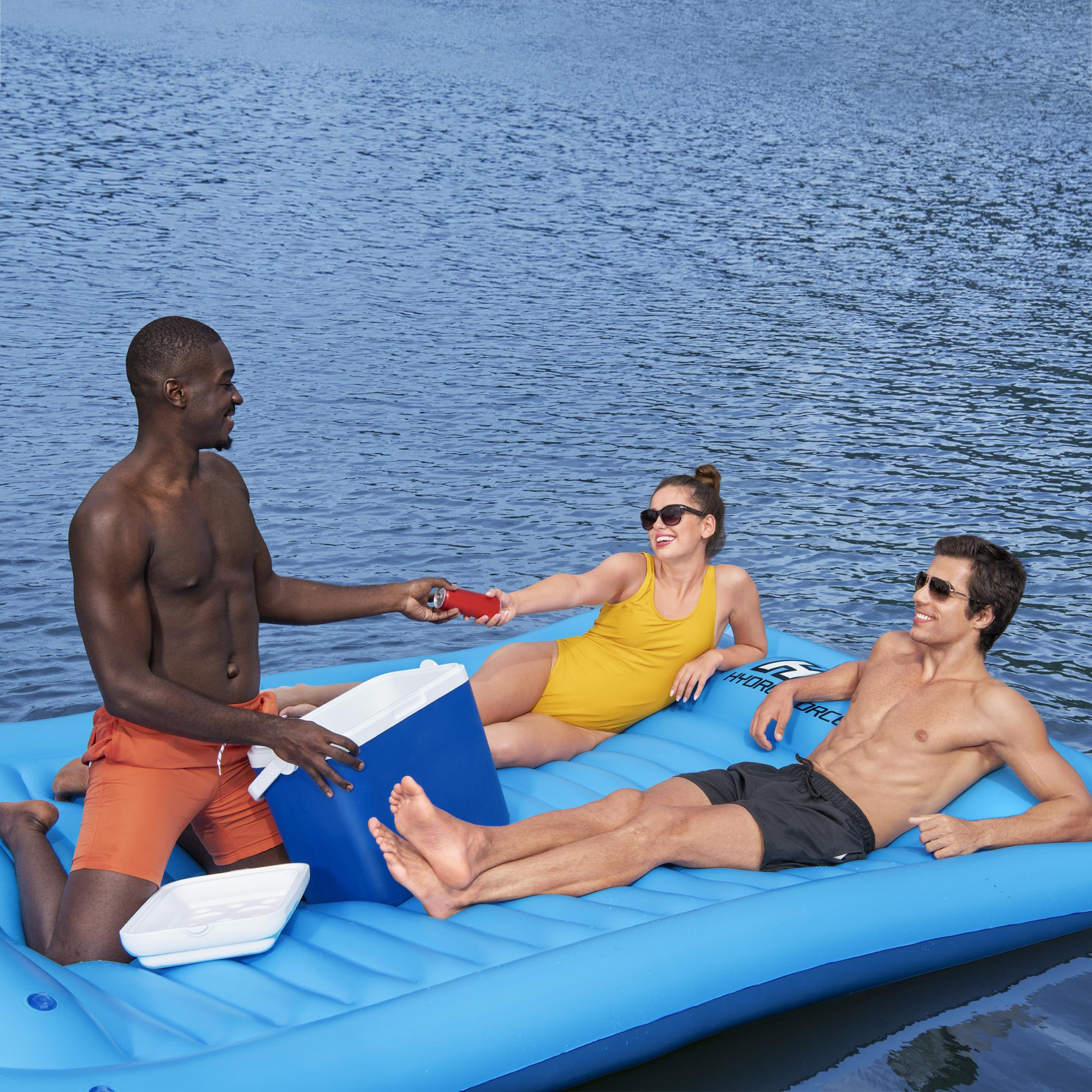 Luftmatratze mit Kopfstütze Sun Soaker 290 x 191 cm BESTWAY