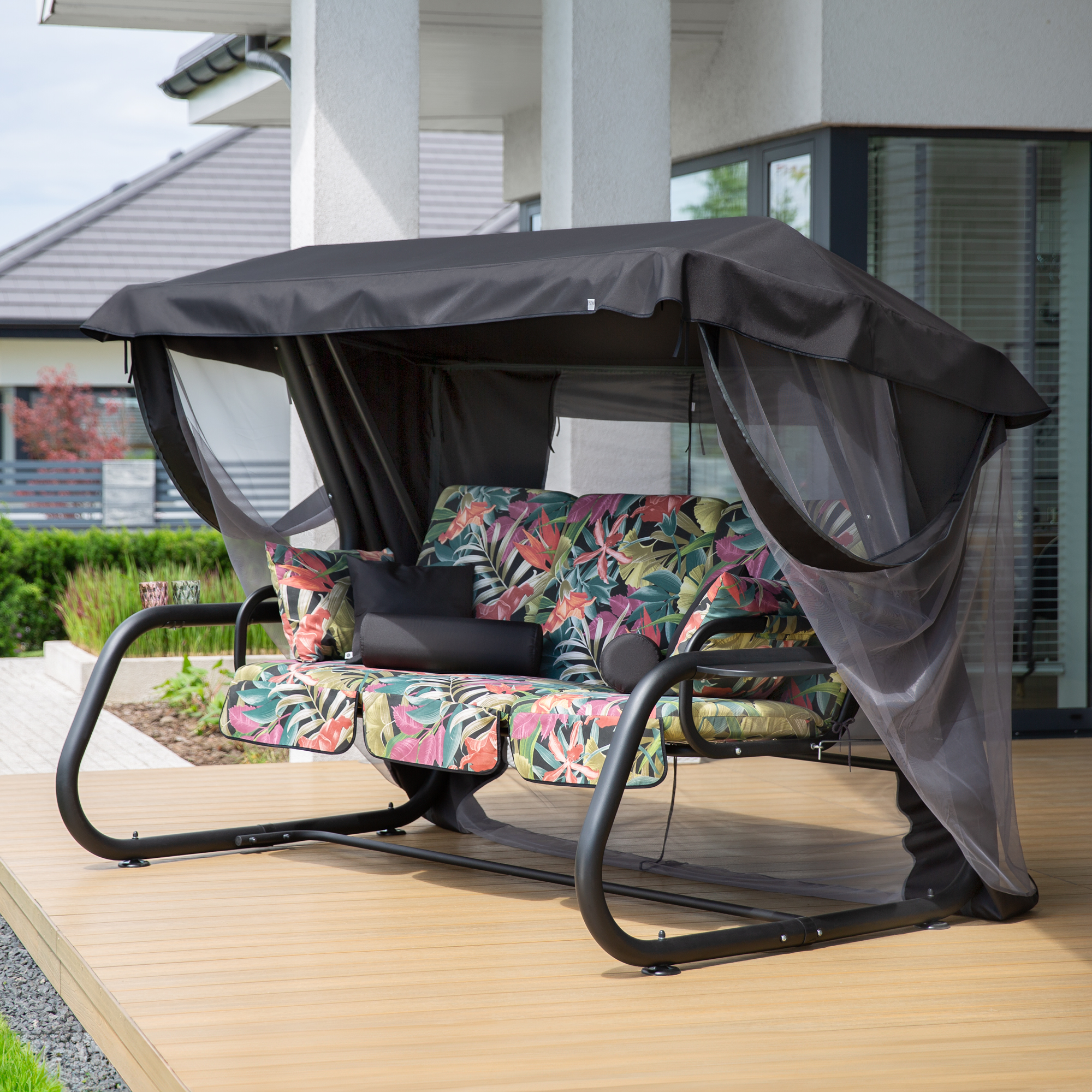 Dondolo da giardino Venezia Lux Black Edition G052-23IB PATIO