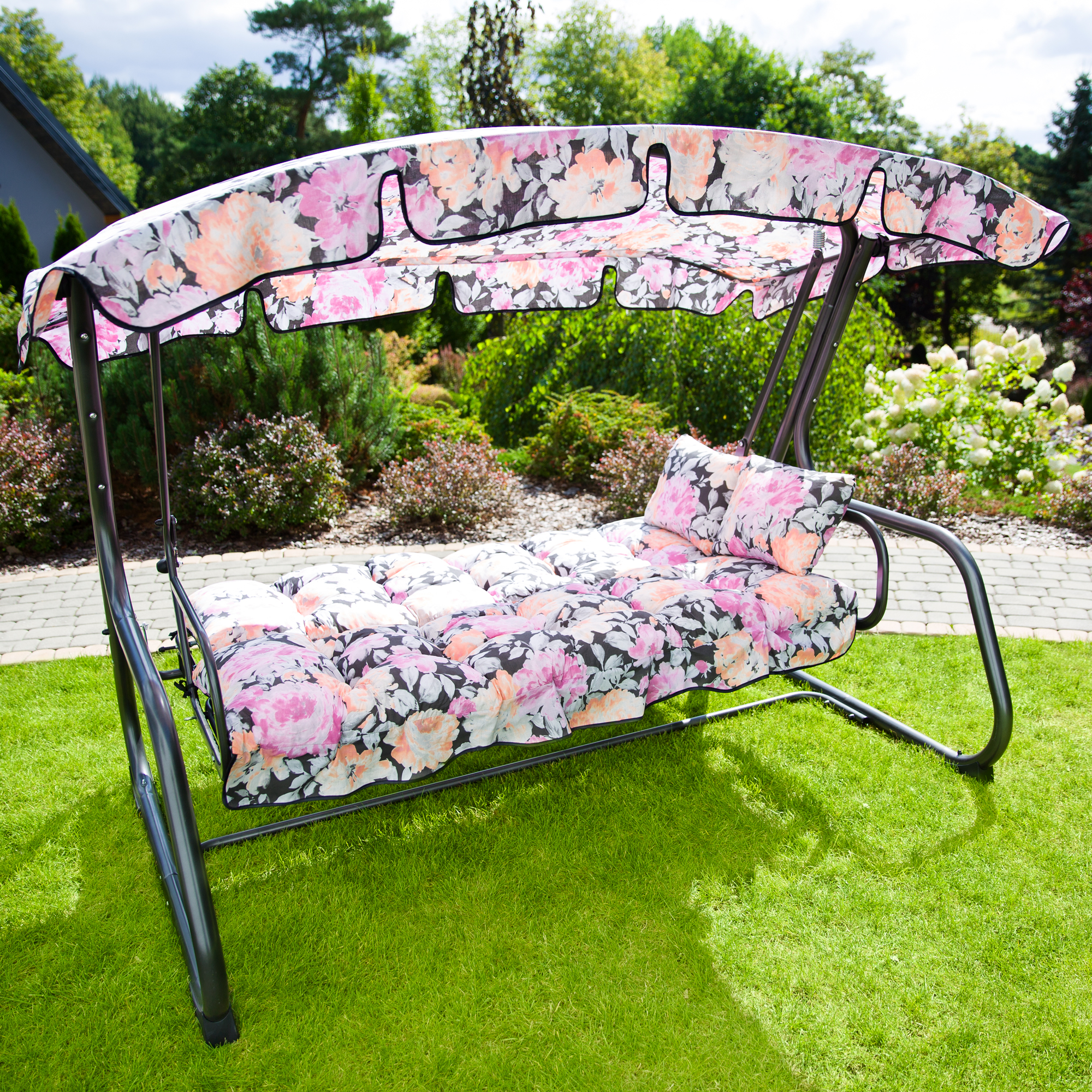 Hollywoodschaukel mit Sonnendach 4-Sitzer Ravenna A093-23PB PATIO