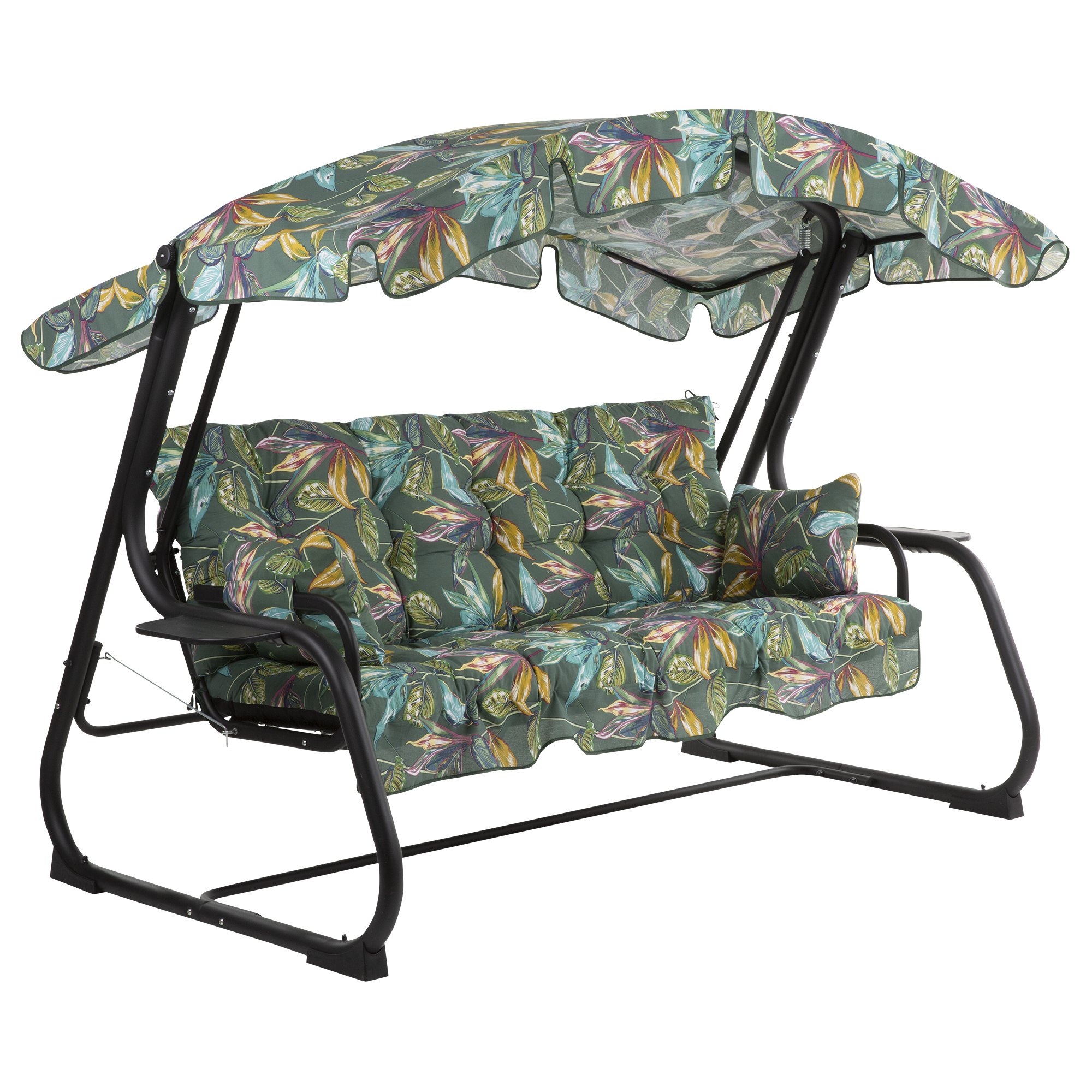 Dondolo da giardino Ravenna Black Edition G058-02PB PATIO