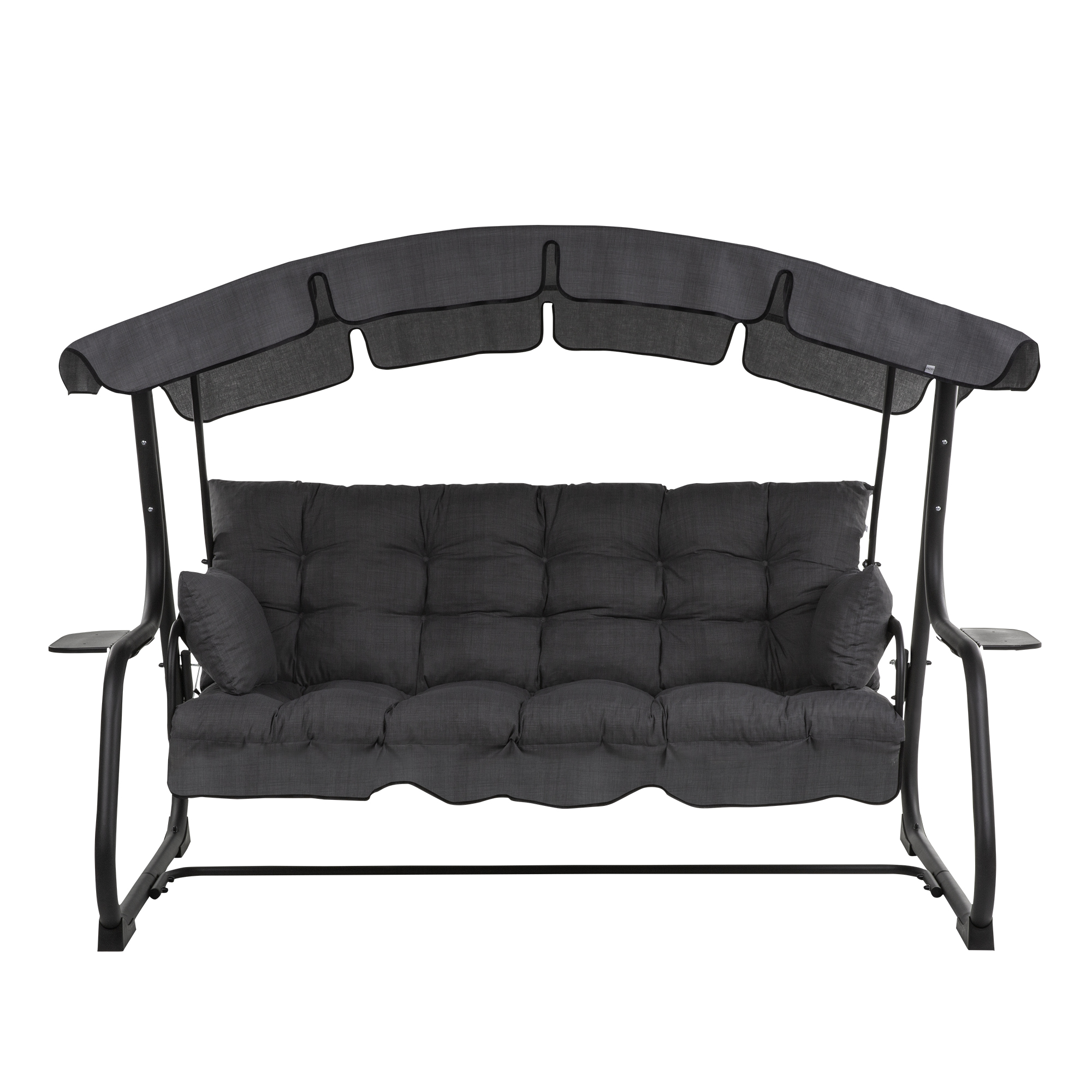 Zahradní houpačka Ravenna Black Editon s bočními stolky H024-07IB PATIO