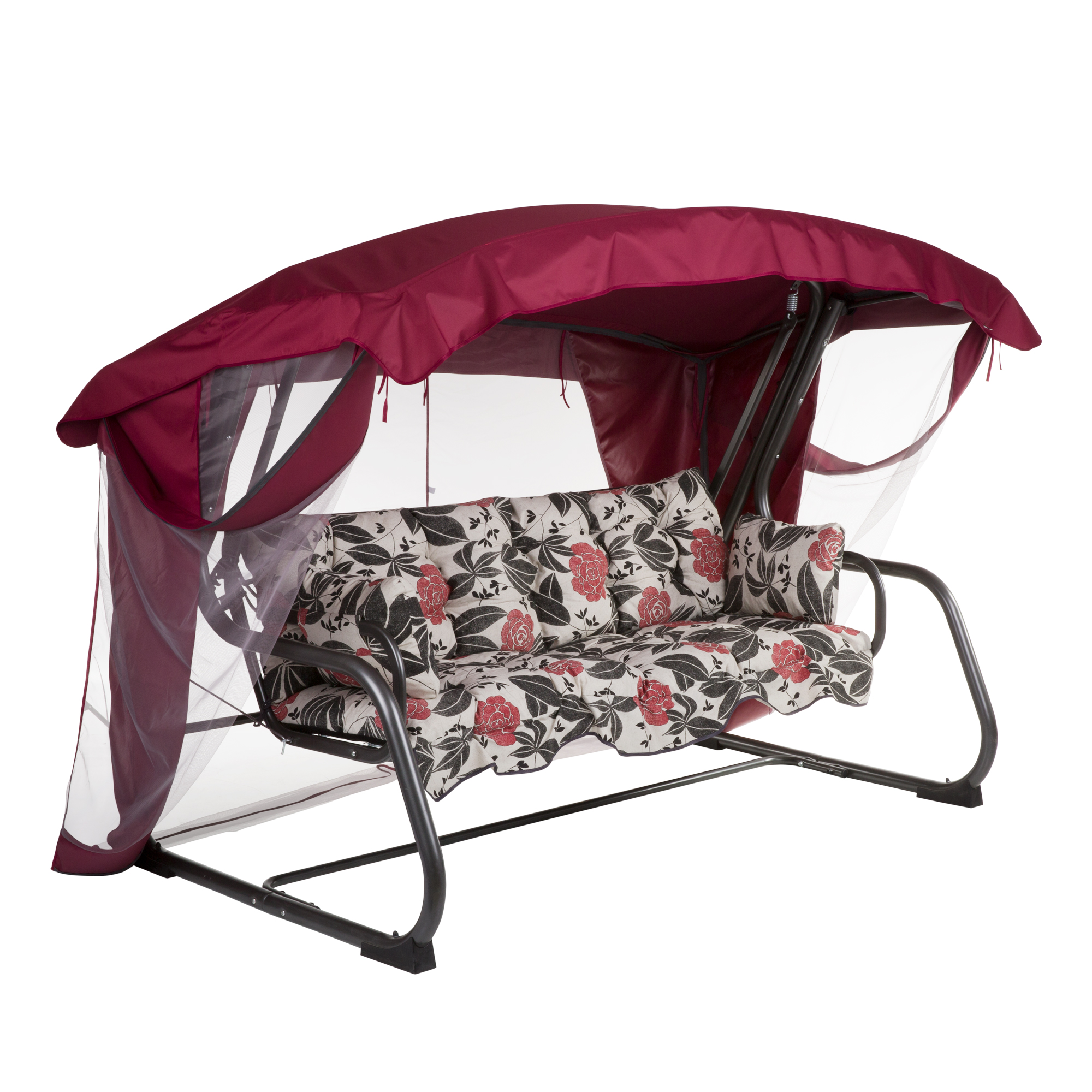 Hollywoodschaukel mit Moskitonetz 4-Sitzer Ravenna Lux A034-07LB PATIO
