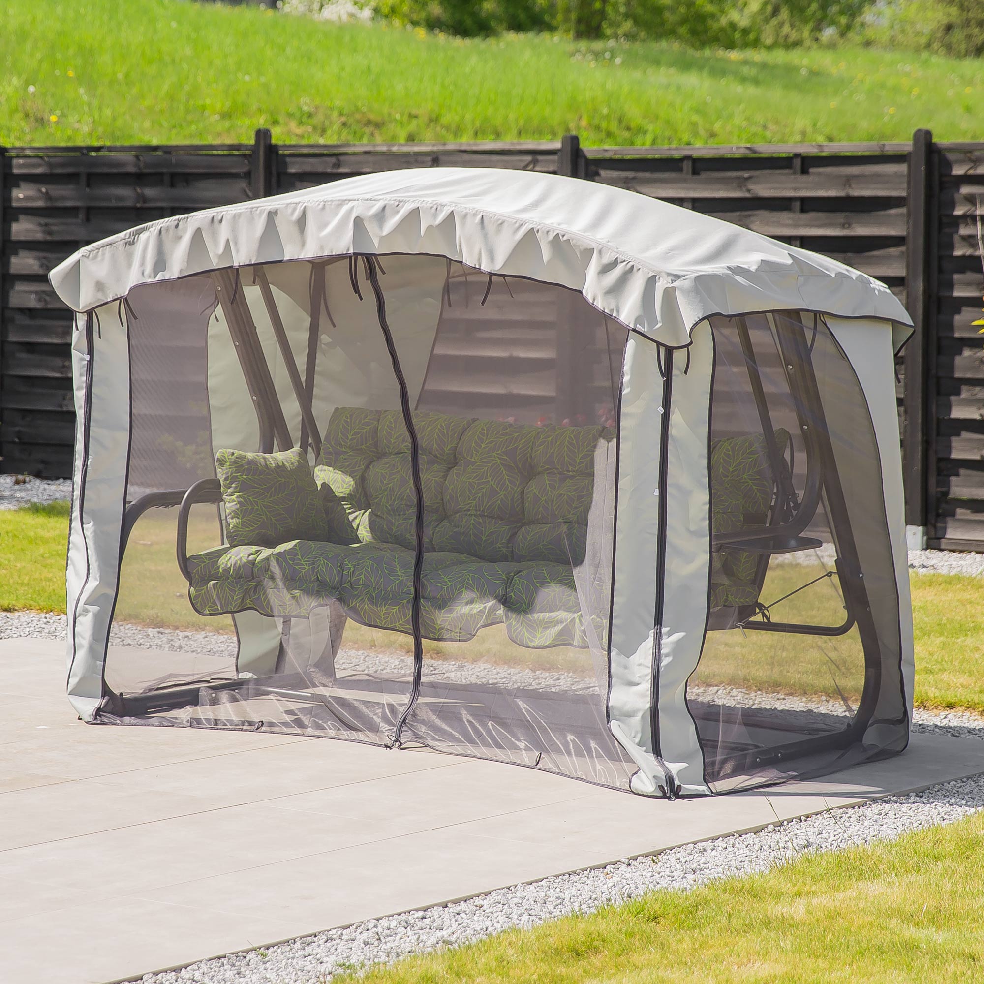 Záhradná hojdačka Ravenna Lux s moskytiérou G032-22PB PATIO