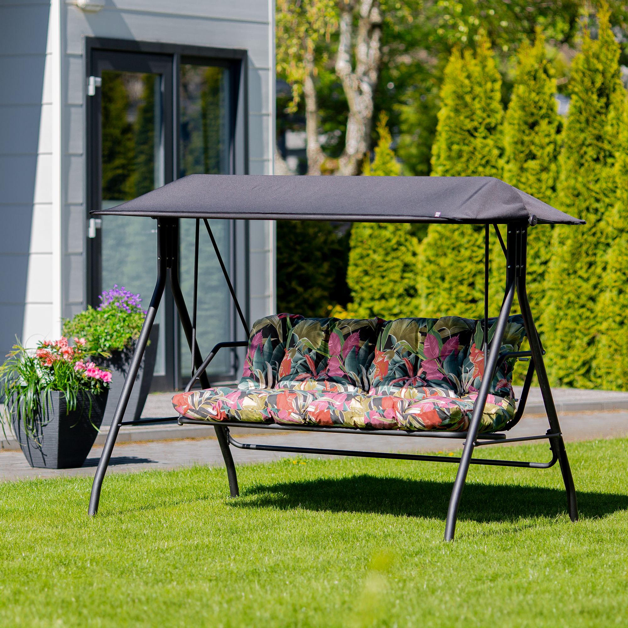 Zahradní houpačka Marbella Black Edition G052-23IB PATIO