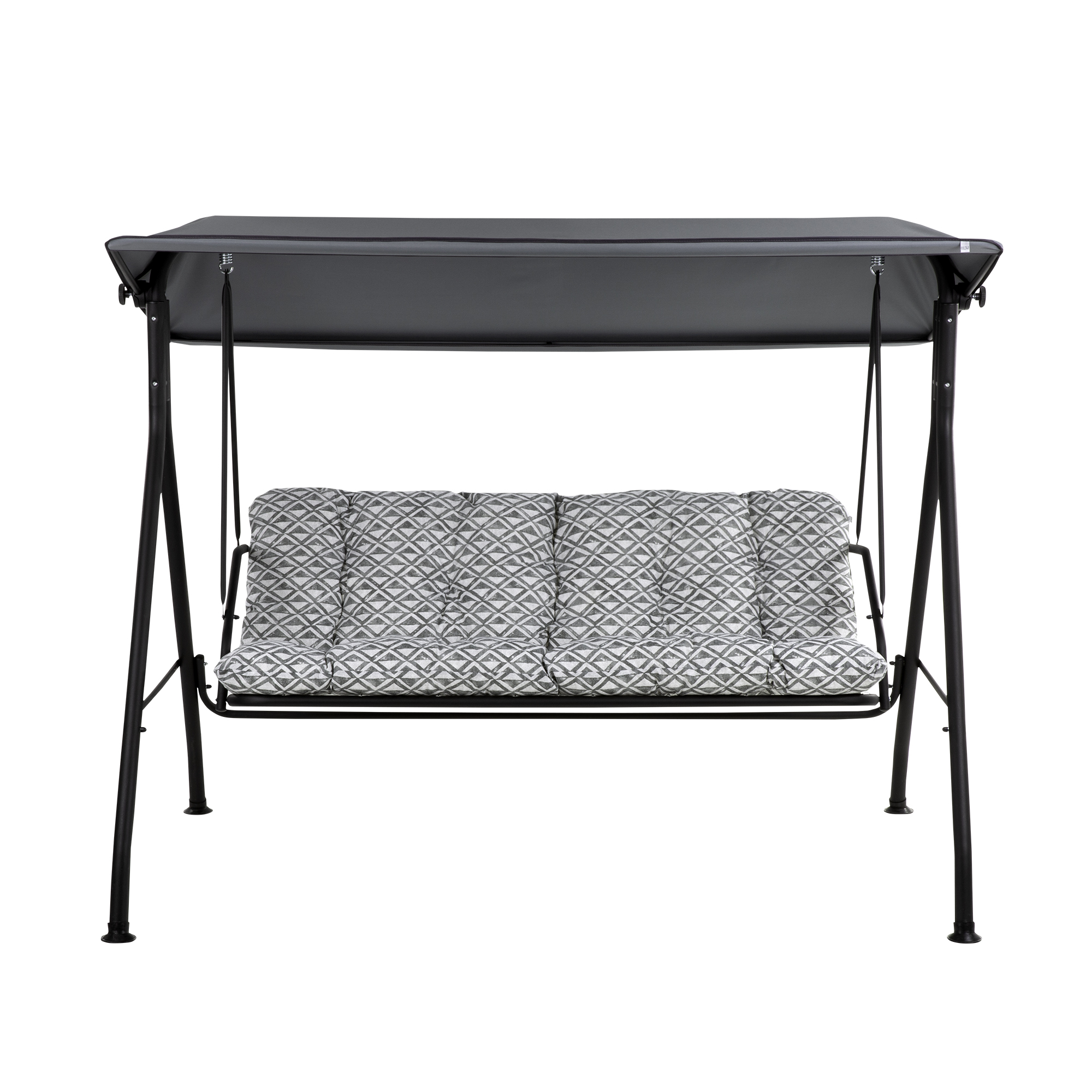 Hollywoodschaukel mit Sonnendach Marbella Black Edition H039-11PB PATIO