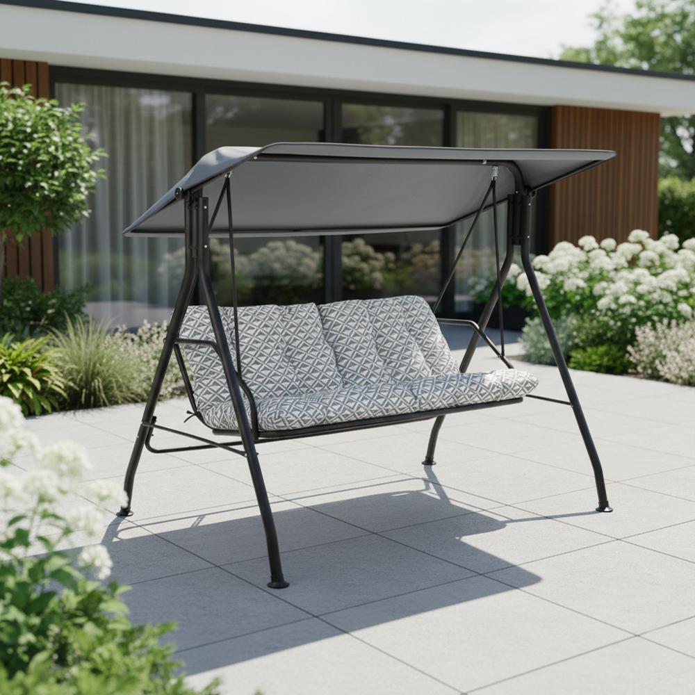 Dondolo da giardino Marbella Black Edition H039-06PB PATIO