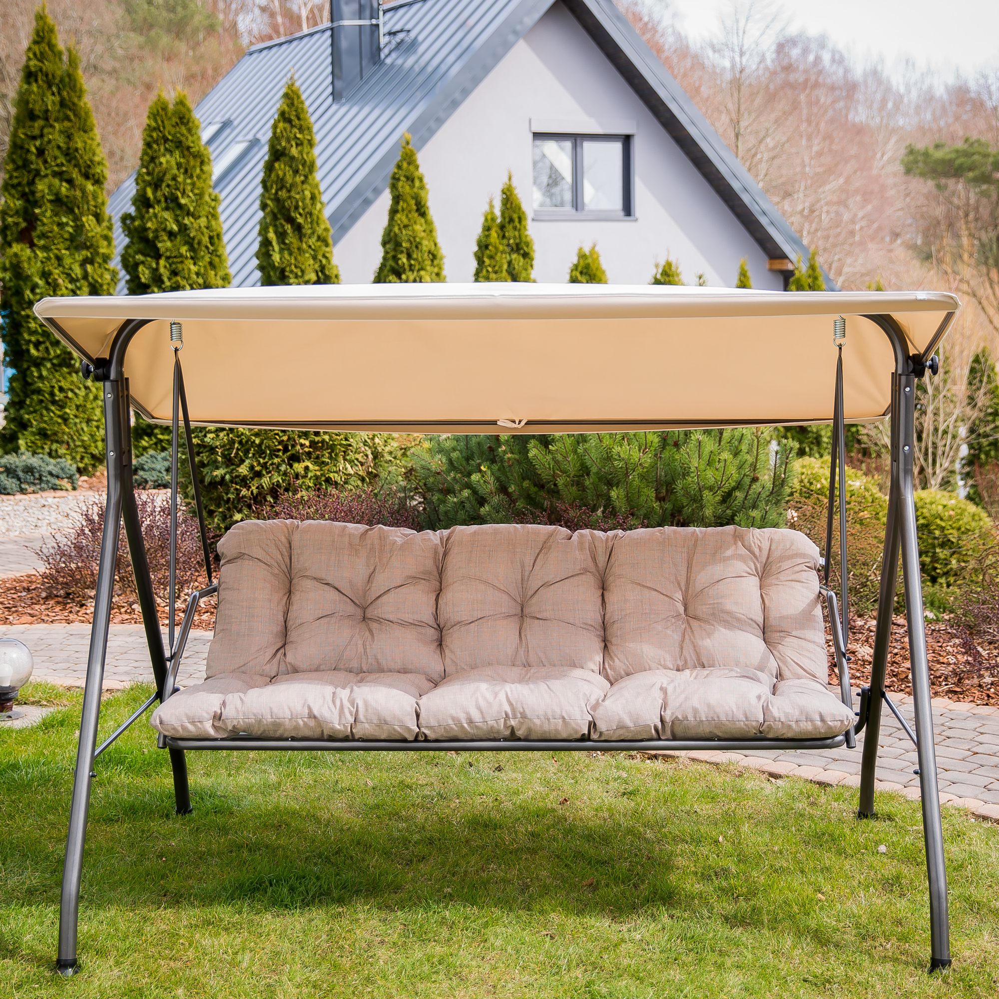 3-Sitzer Hollywoodschaukel Sevilla  H024-04PB PATIO