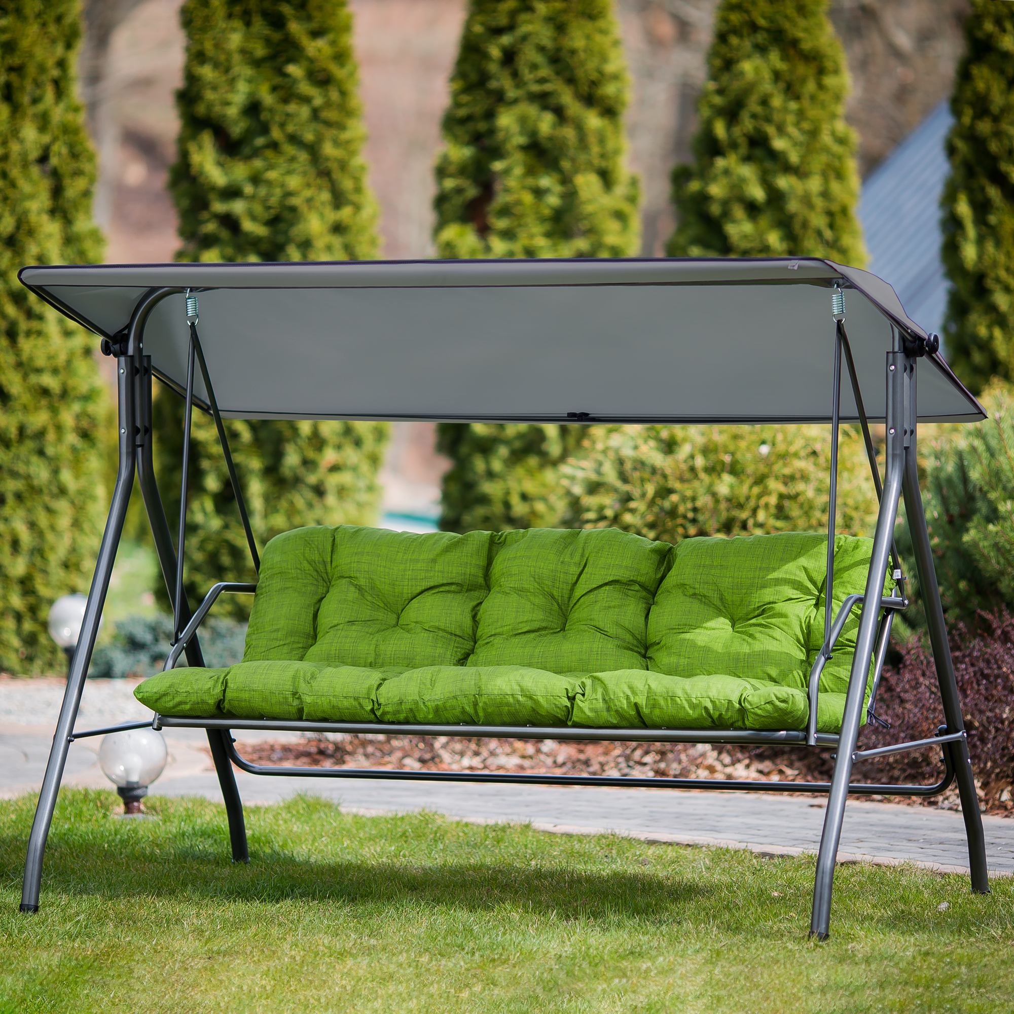 Hollywoodschaukel mit Sonnendach Sevilla H024-12PB PATIO