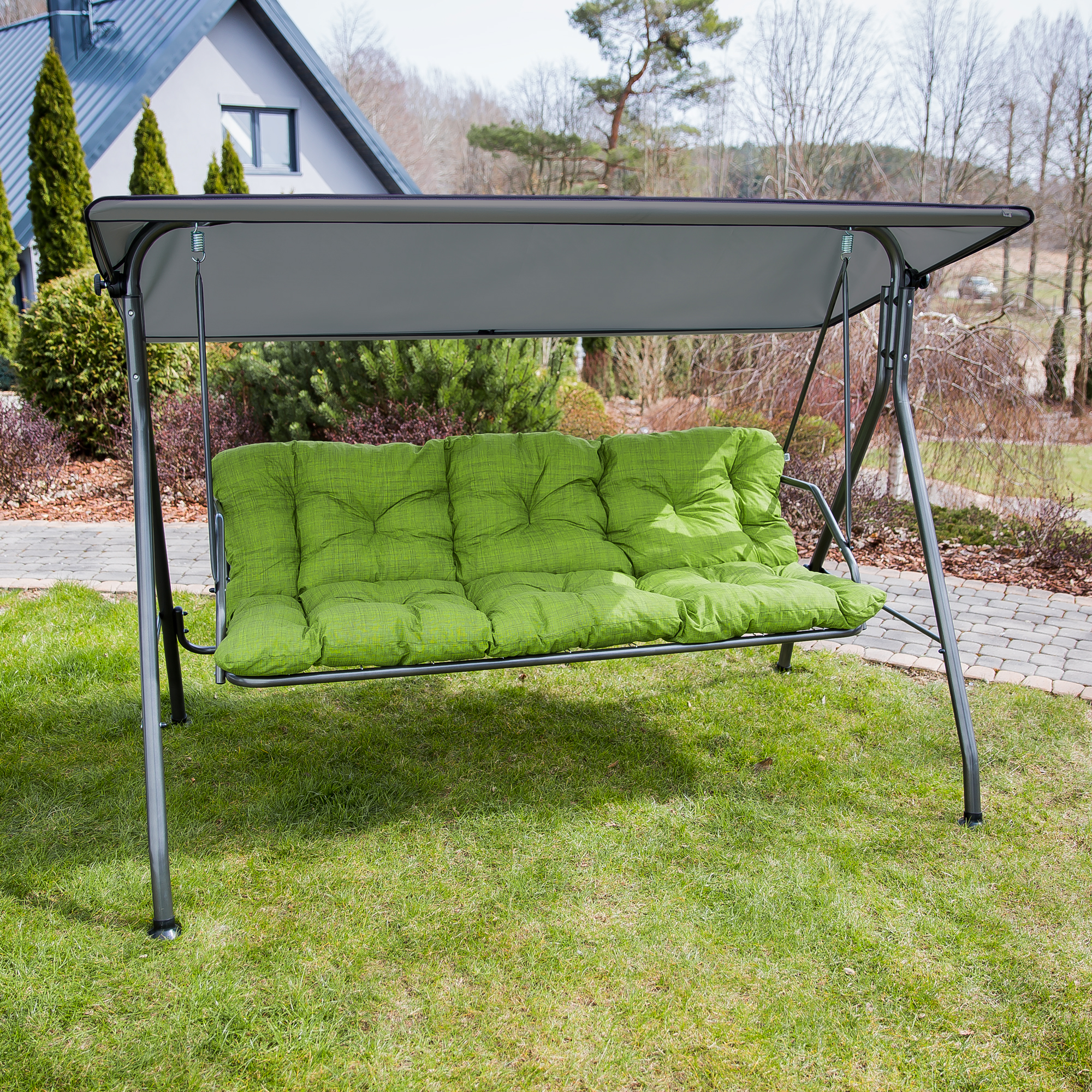 Hollywoodschaukel mit Sonnendach Sevilla H024-12PB PATIO