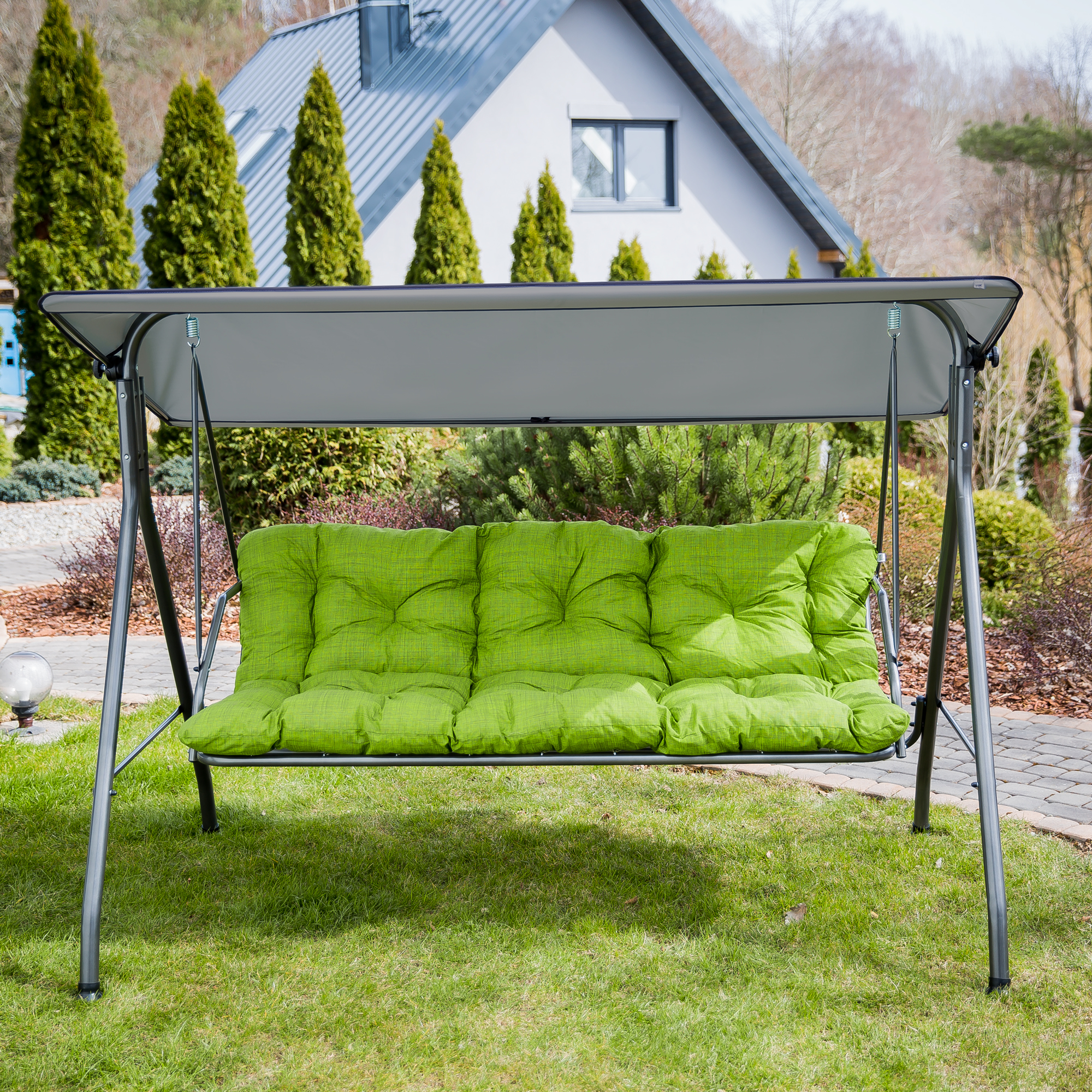 Hollywoodschaukel mit Sonnendach Sevilla H024-12PB PATIO