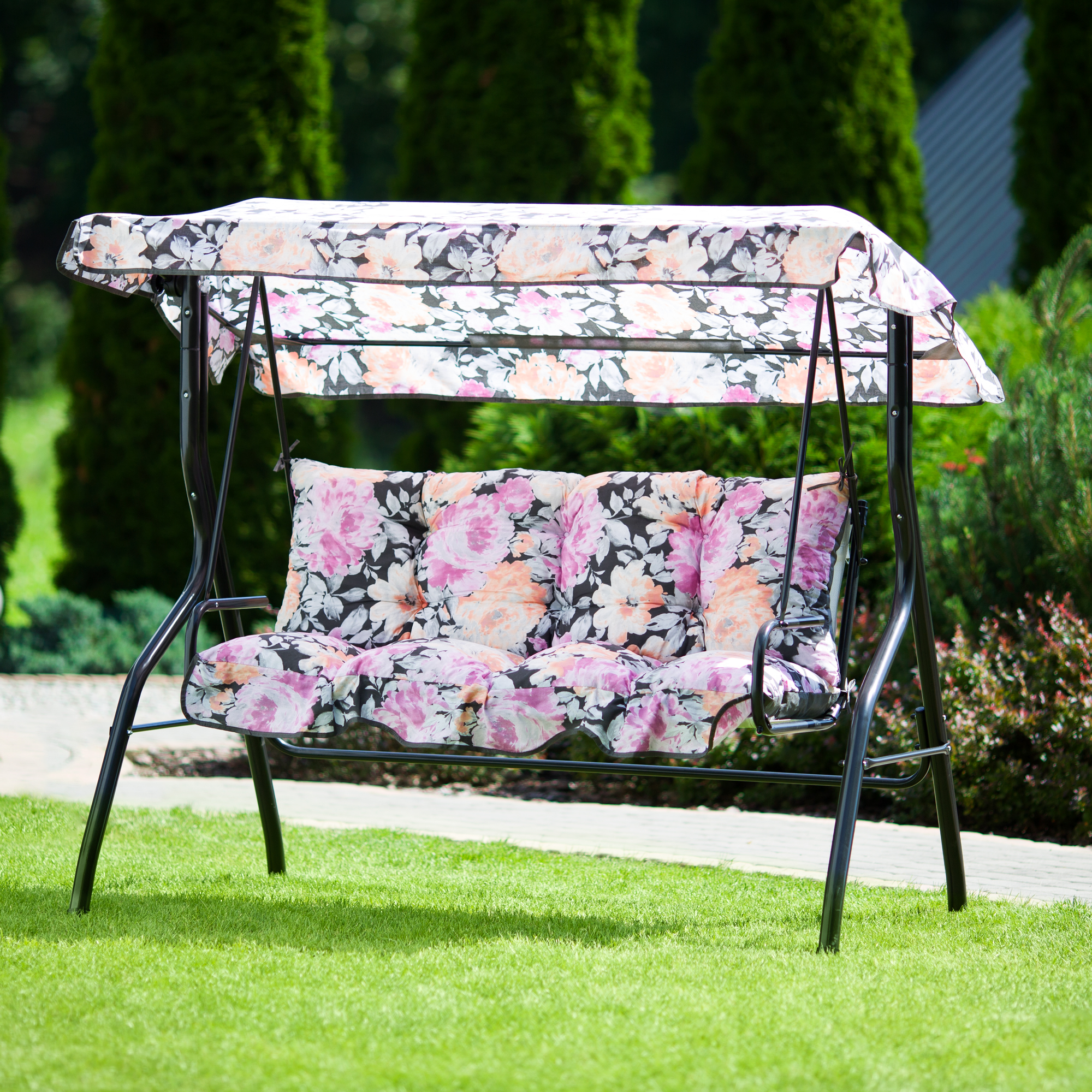 Sada vankúšov a strieška na hojdačku Luna / Kate A093-23PB PATIO