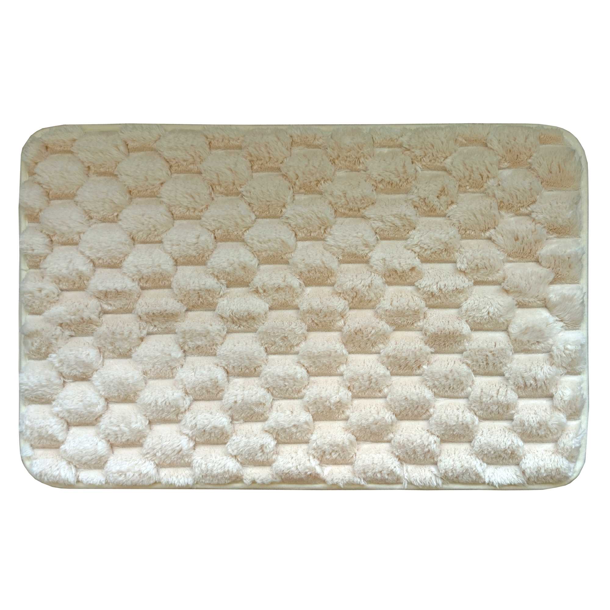 Prošívaný béžový kobereček Camilla 40 x 60 cm JOTTA
