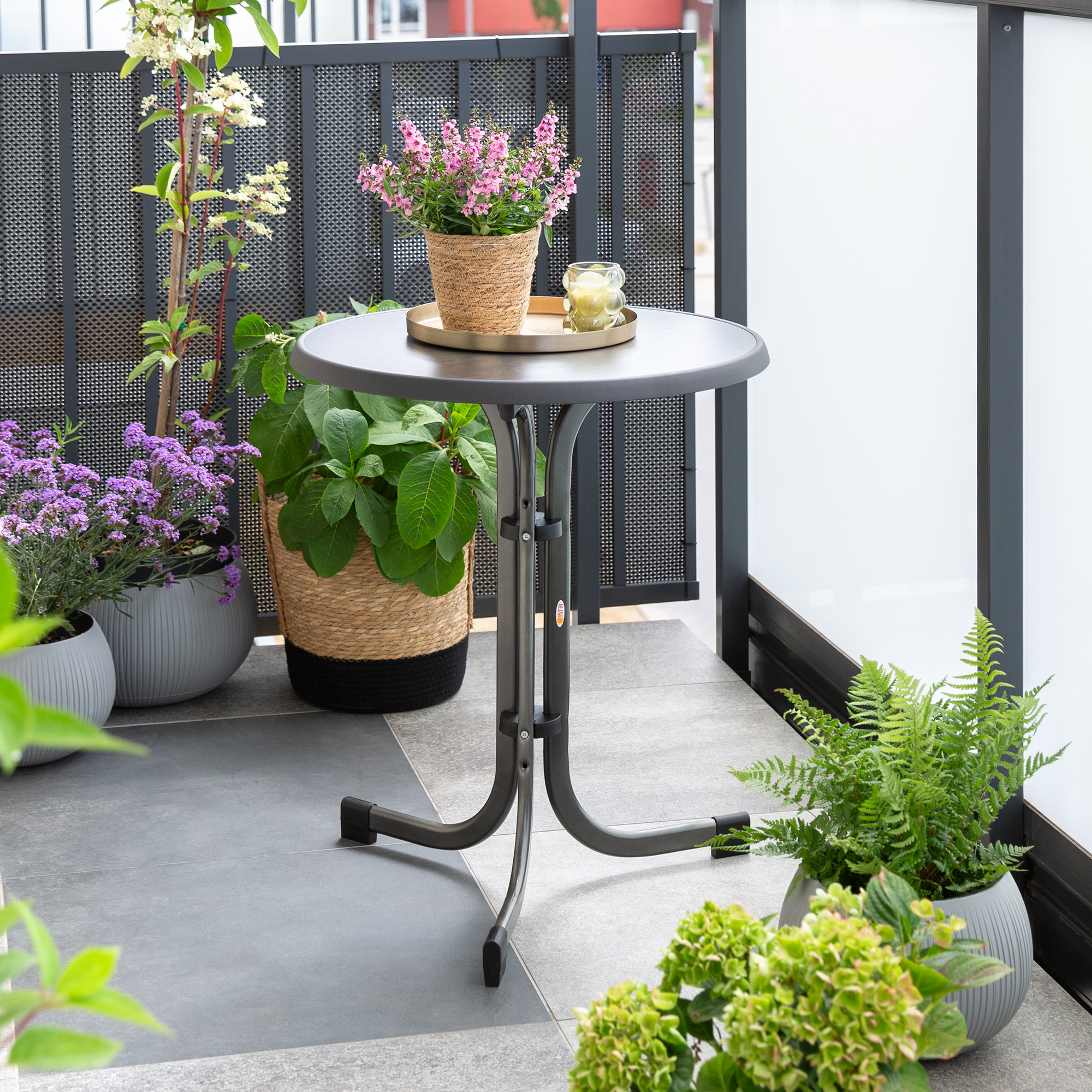 Zahradní stůl Dine & Relax Pizarra 60 cm (3 nožky) PATIO