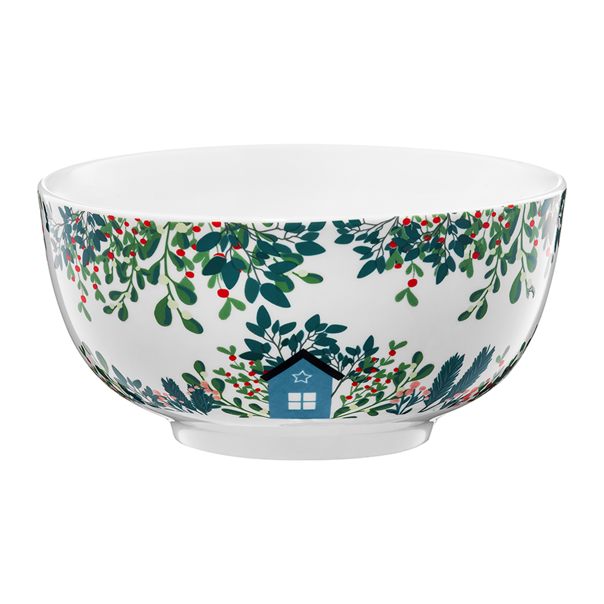 Porcelánová salátová mísa Greenery 14 cm AMBITION